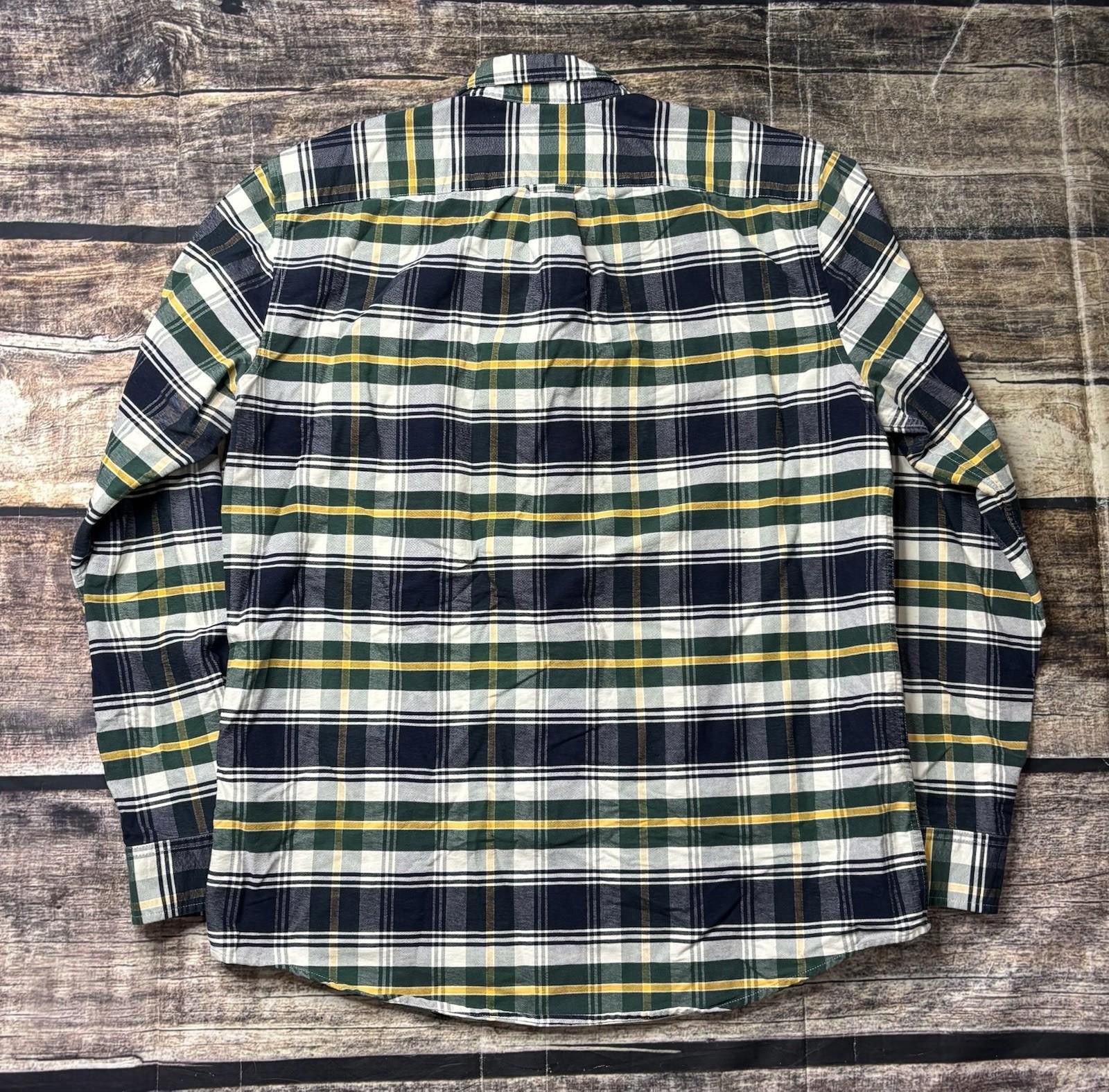 L.L. Bean LL Bean Signature Shirt Mens L Tall Flannel Plaid Cotton Size US L / EU 52-54 / 3 - 3 Thumbnail