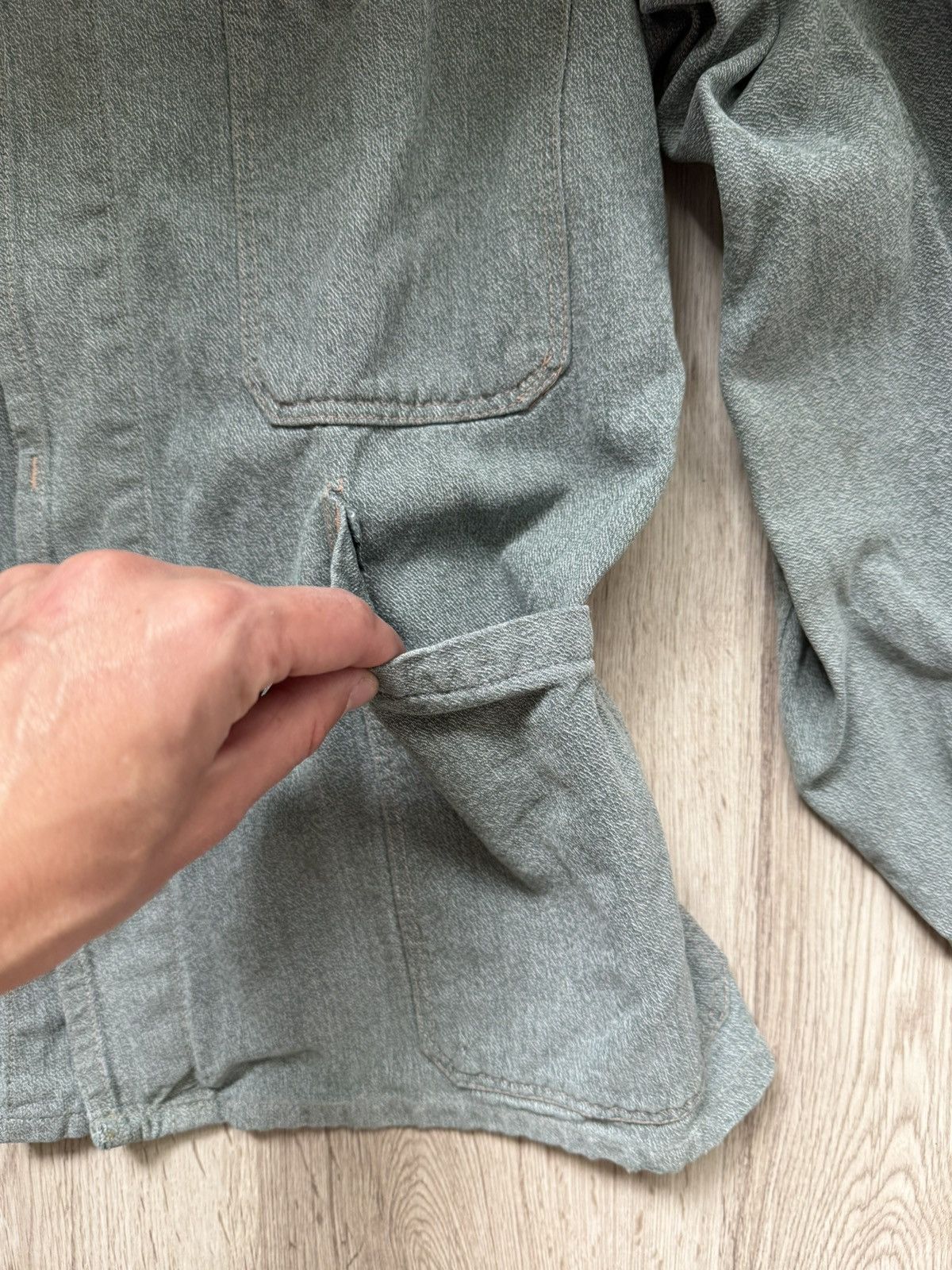 Other Vintage French Workwear Chore Jacket Sanfor Faded 50s 60s Size US M / EU 48-50 / 2 - 6 Thumbnail