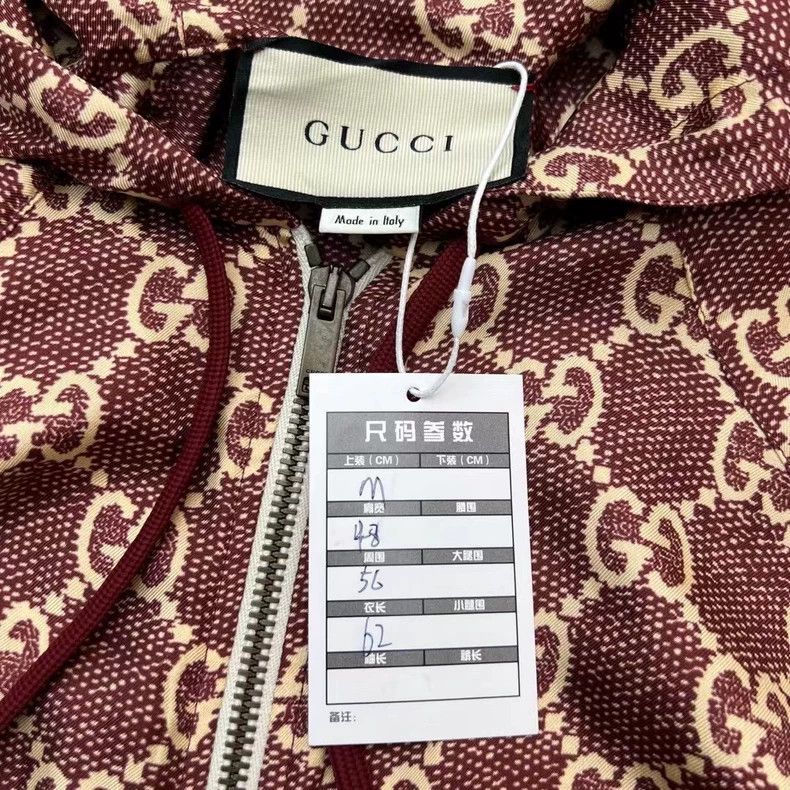 Gucci Gucci Silk old flower full print logo hooded jacket 2502-Ne Size US M / EU 48-50 / 2 - 5 Thumbnail