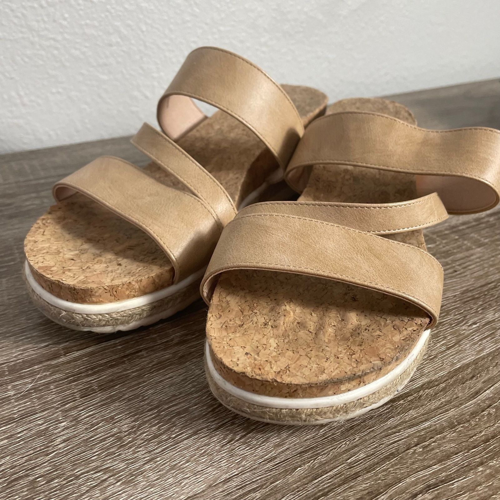 Other Lauren Blakwell Cindy Tan Cork Platform Sandals Women’s 9.5 Size US 9.5 / IT 39.5 - 10 Thumbnail