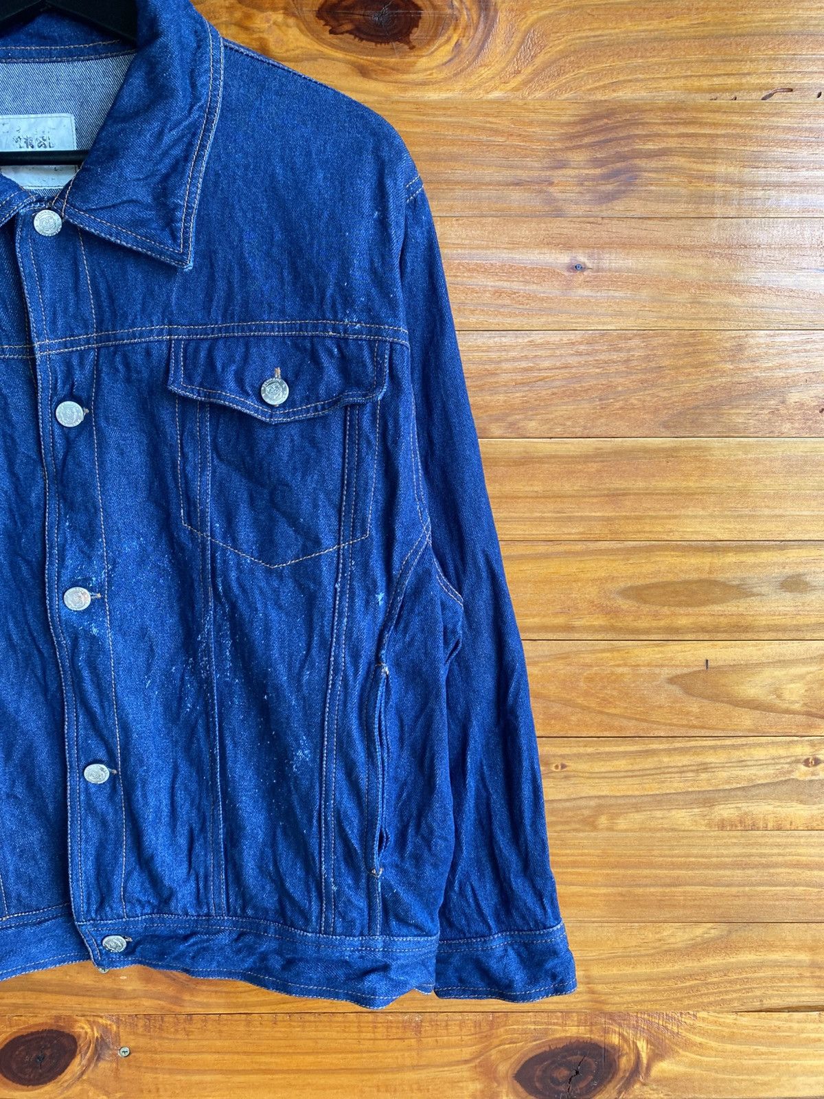 Japanese Brand Vintage Kochikame Denim Jacket Anime Embroidered Ryo-san Size US L / EU 52-54 / 3 - 5 Thumbnail