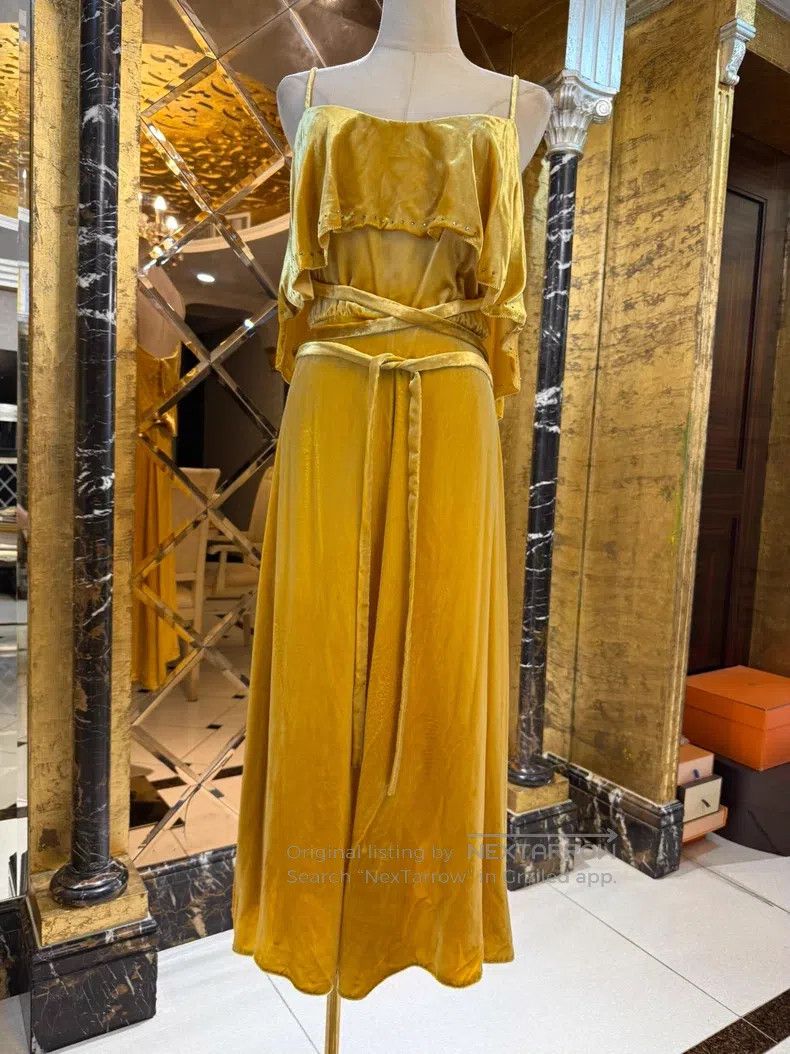 Valentino Valentino Velvet-inlaid glitter and diamond dress Size M / US 6-8 / IT 42-44 - 2 Thumbnail