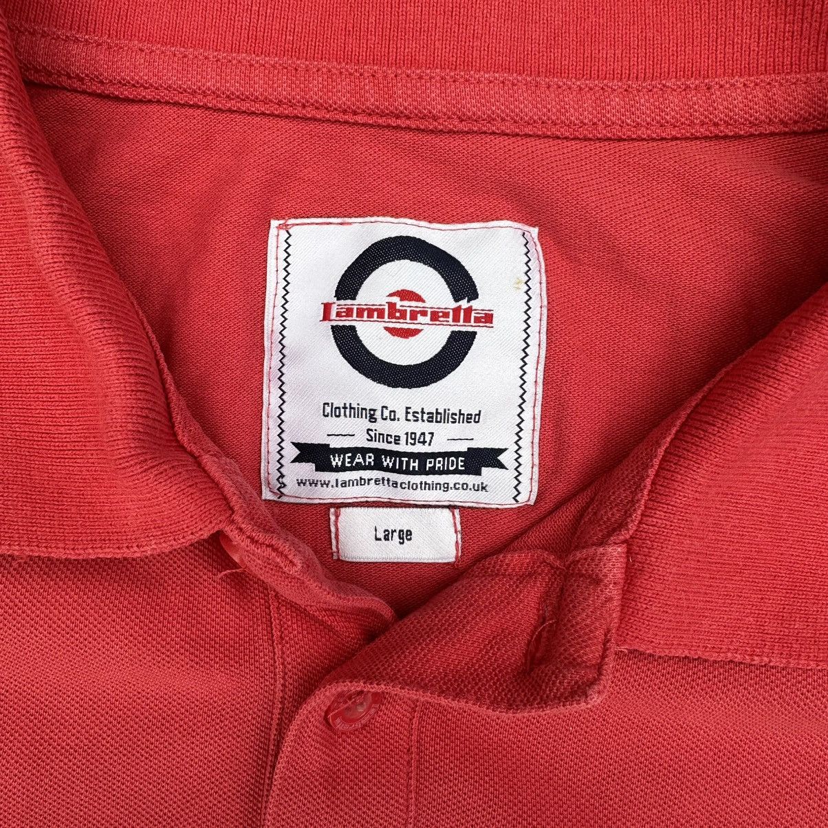 Lambretta Vintage Lambretta Polo Y2K 00s USA Grunge Old Money Size L Size US L / EU 52-54 / 3 - 7 Thumbnail