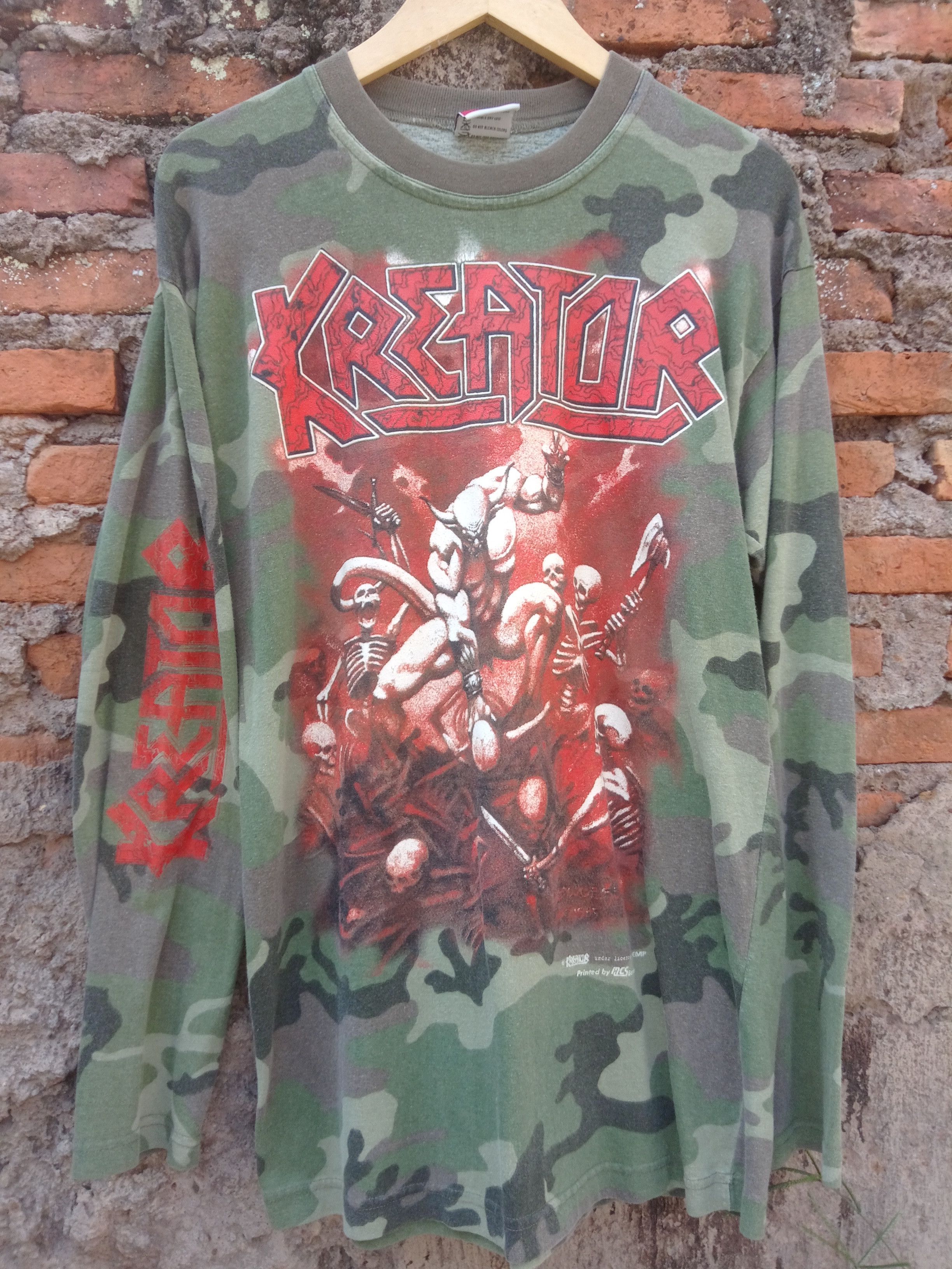 Band Tees × Vintage Vintage KREATOR pleasure to kill Size US M / EU 48-50 / 2 - 1 Thumbnail