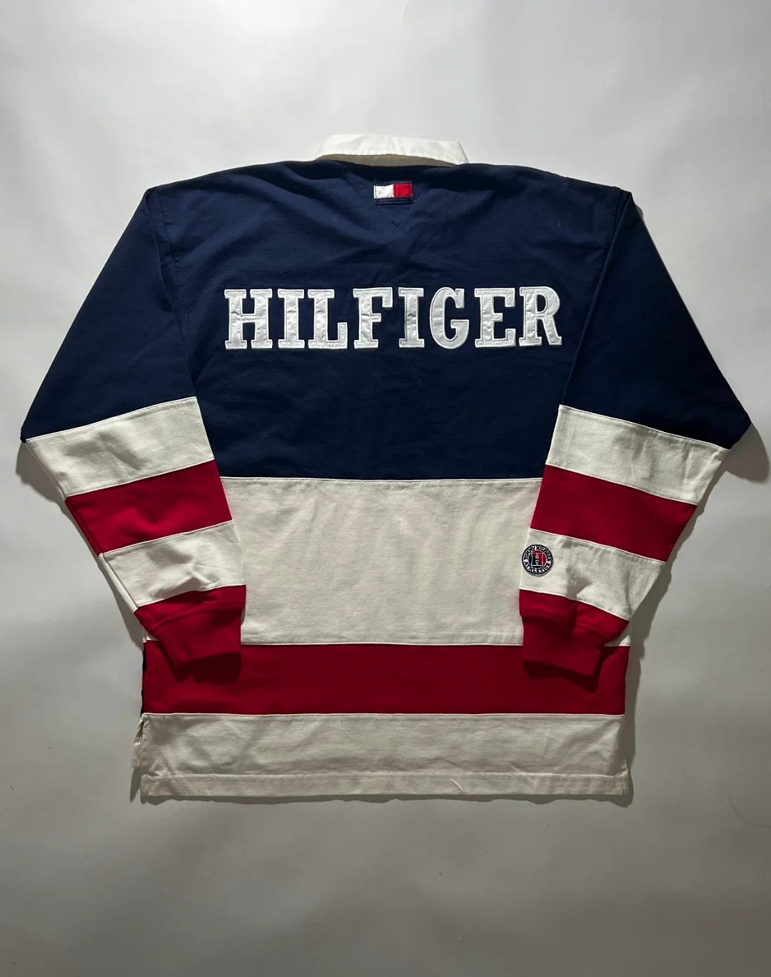 Tommy Hilfiger Vintage RARE 1996 Tommy Hilfiger Athletics Prodigy Polo Size US XL / EU 56 / 4 - 6 Thumbnail