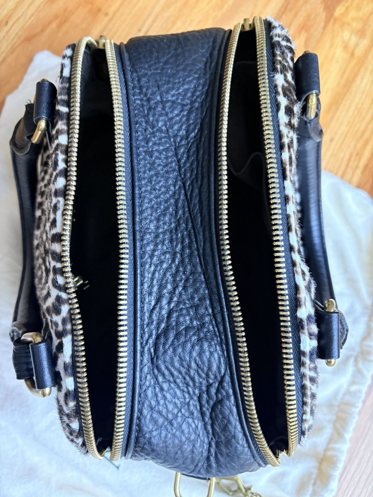 J.Crew Jcrew calf hair leopard Print Shoulder Tote Size ONE SIZE - 6 Thumbnail