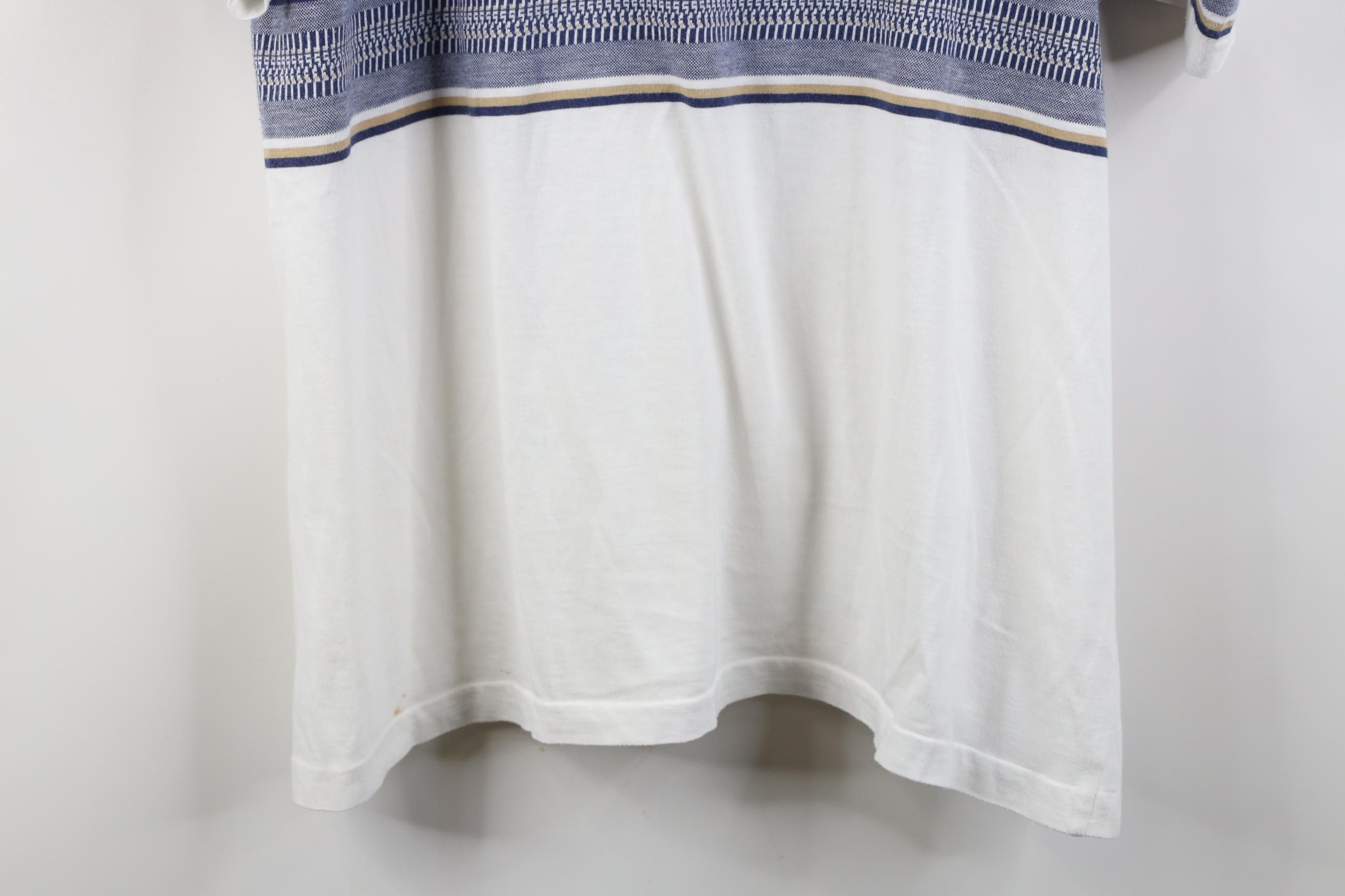 Vintage Vintage 90s Streetwear Block Knit Collared Golf Polo Shirt Size US XL / EU 56 / 4 - 13 Thumbnail
