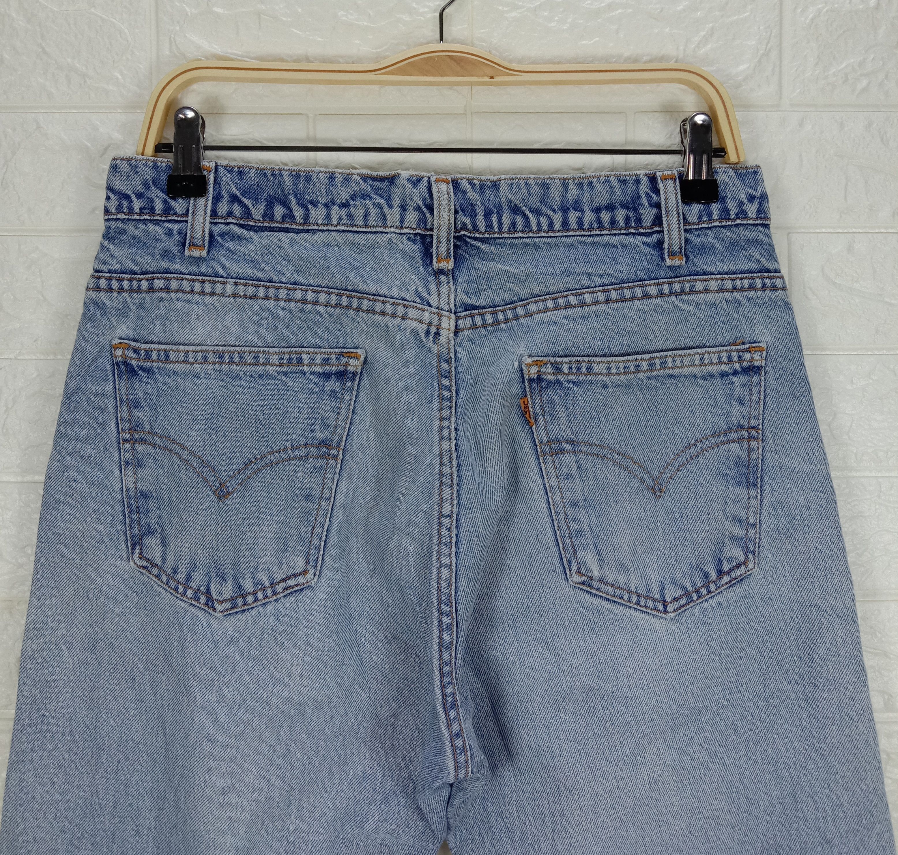 Levi's Vintage 90s Levi's 505 Jeans Orange Tab Faded Blue Denim Size US 31 - 6 Thumbnail