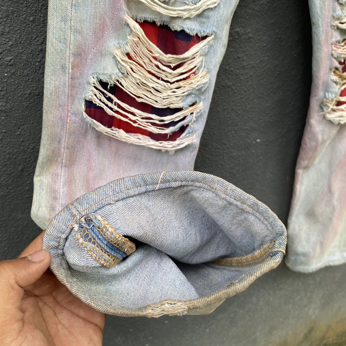 Vintage THRASHED Vintage Distressed Punk ERD GRUNGE LGB JEANS Size US 31 - 5 Thumbnail