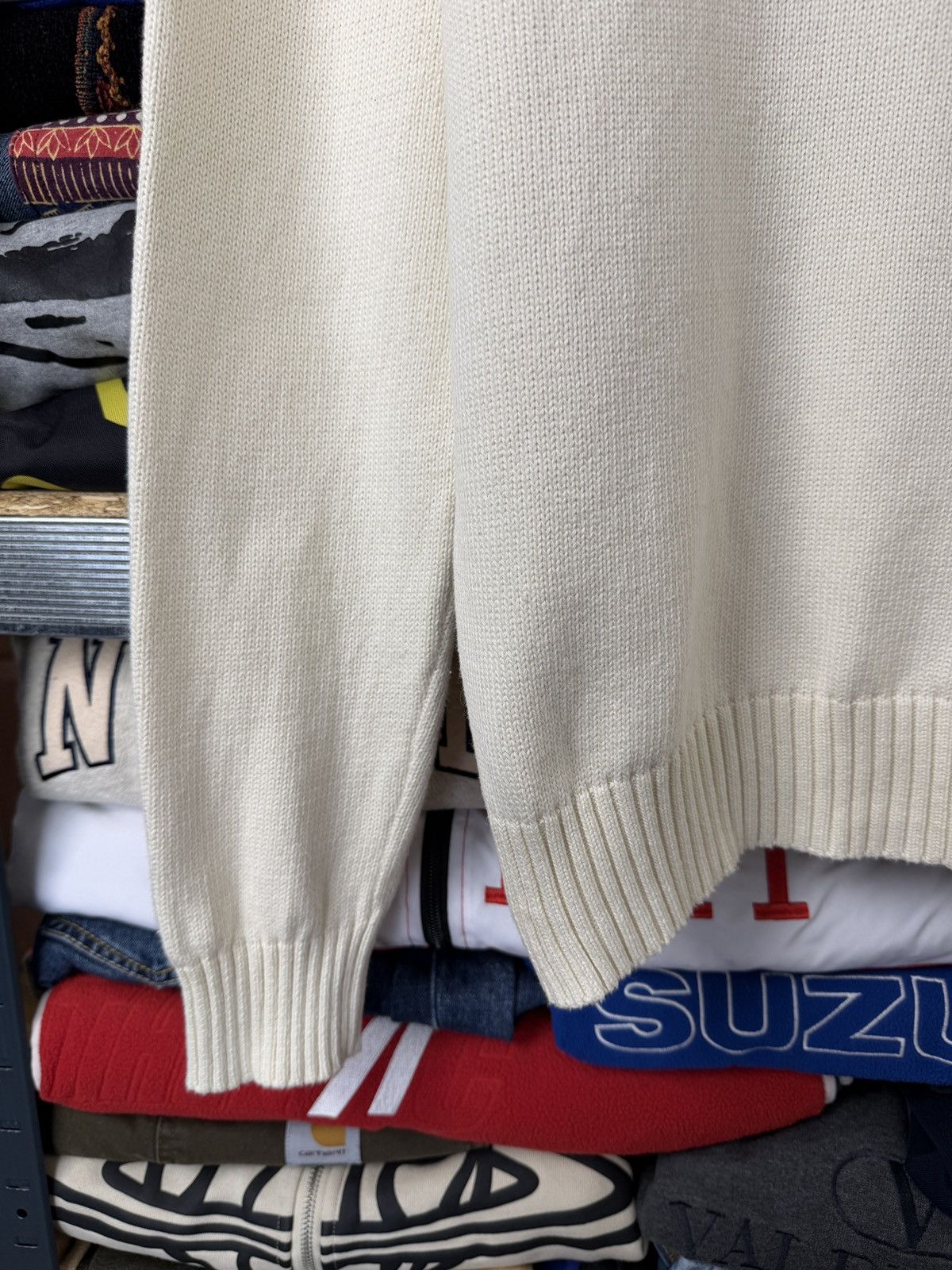Polo Ralph Lauren Polo Ralph Lauren Cream Knit Sweater Size US M / EU 48-50 / 2 - 6 Thumbnail
