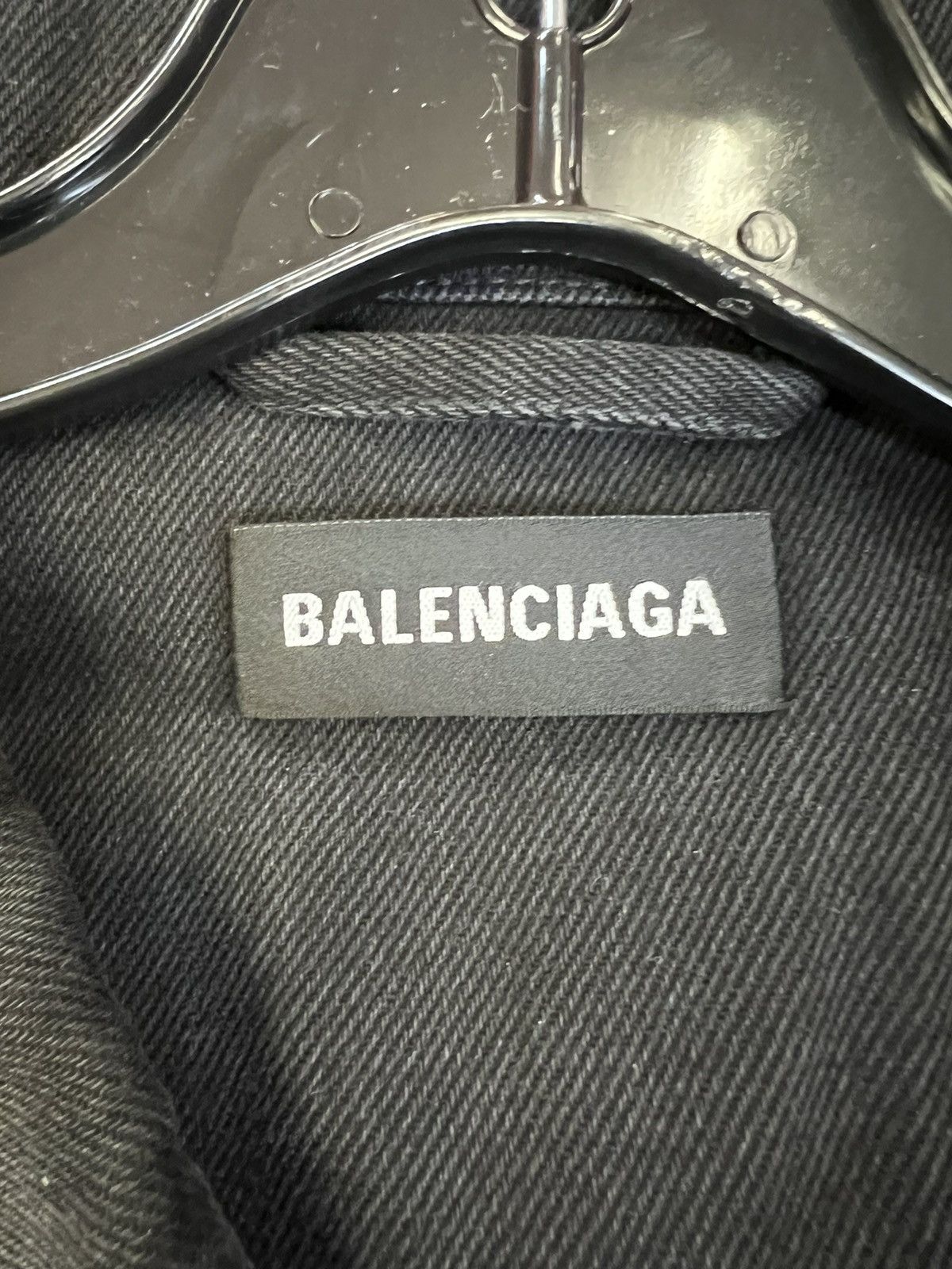 Balenciaga × Designer Balenciaga Black jean jacket Size US M / EU 48-50 / 2 - 3 Thumbnail