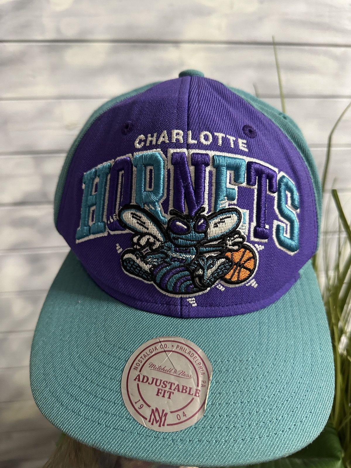 NBA Rare Vintage Cap Charlotte Hornets NBA 100% Wool Size ONE SIZE - 2 Thumbnail