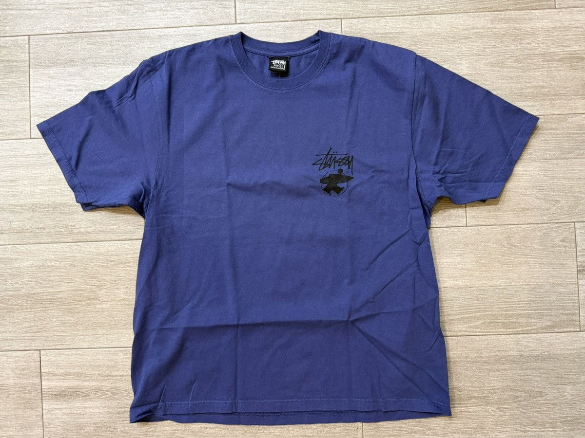 Stussy Stussy Long Haul Pigment Dyed Indigo Tee T-Shirt Sz L Large Size US L / EU 52-54 / 3 - 1 Thumbnail