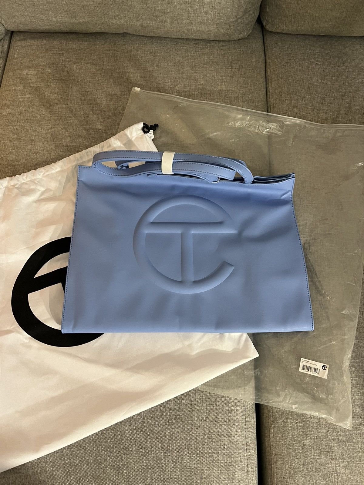 Telfar Telfar Shopping Bag Cerulean Size ONE SIZE - 1 Thumbnail