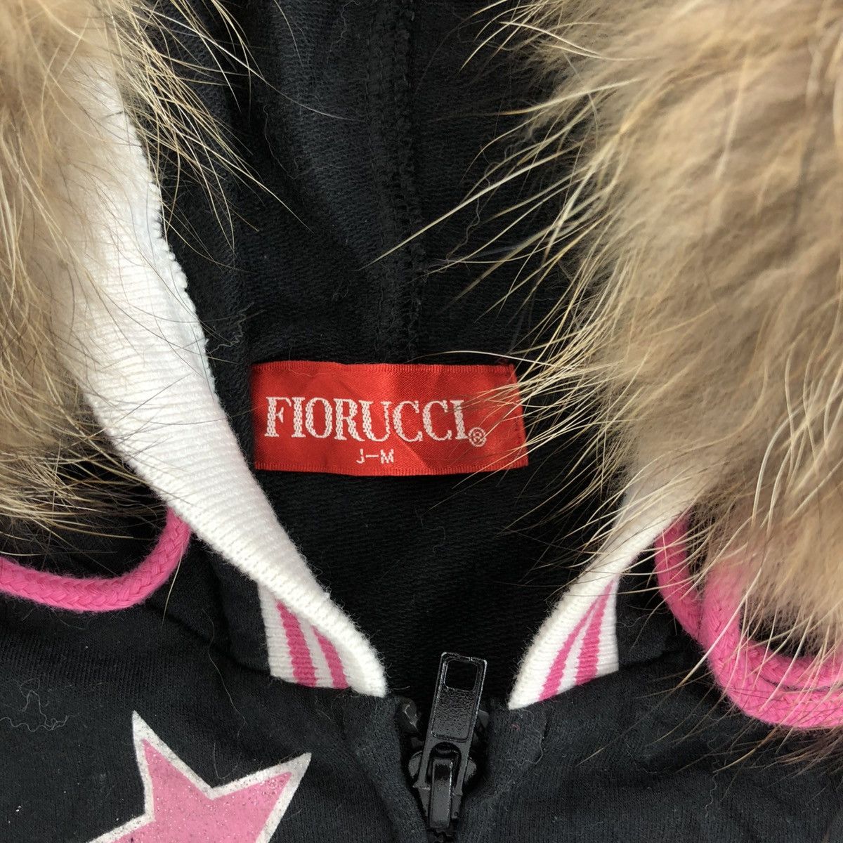 If Six Was Nine × Japanese Brand × Le Grande Bleu (L.G.B.) 2000s Fiorucci Poem Lgb Gothic Fur Zip Hoodie Short Sleeve Size S / US 4 / IT 40 - 8 Thumbnail