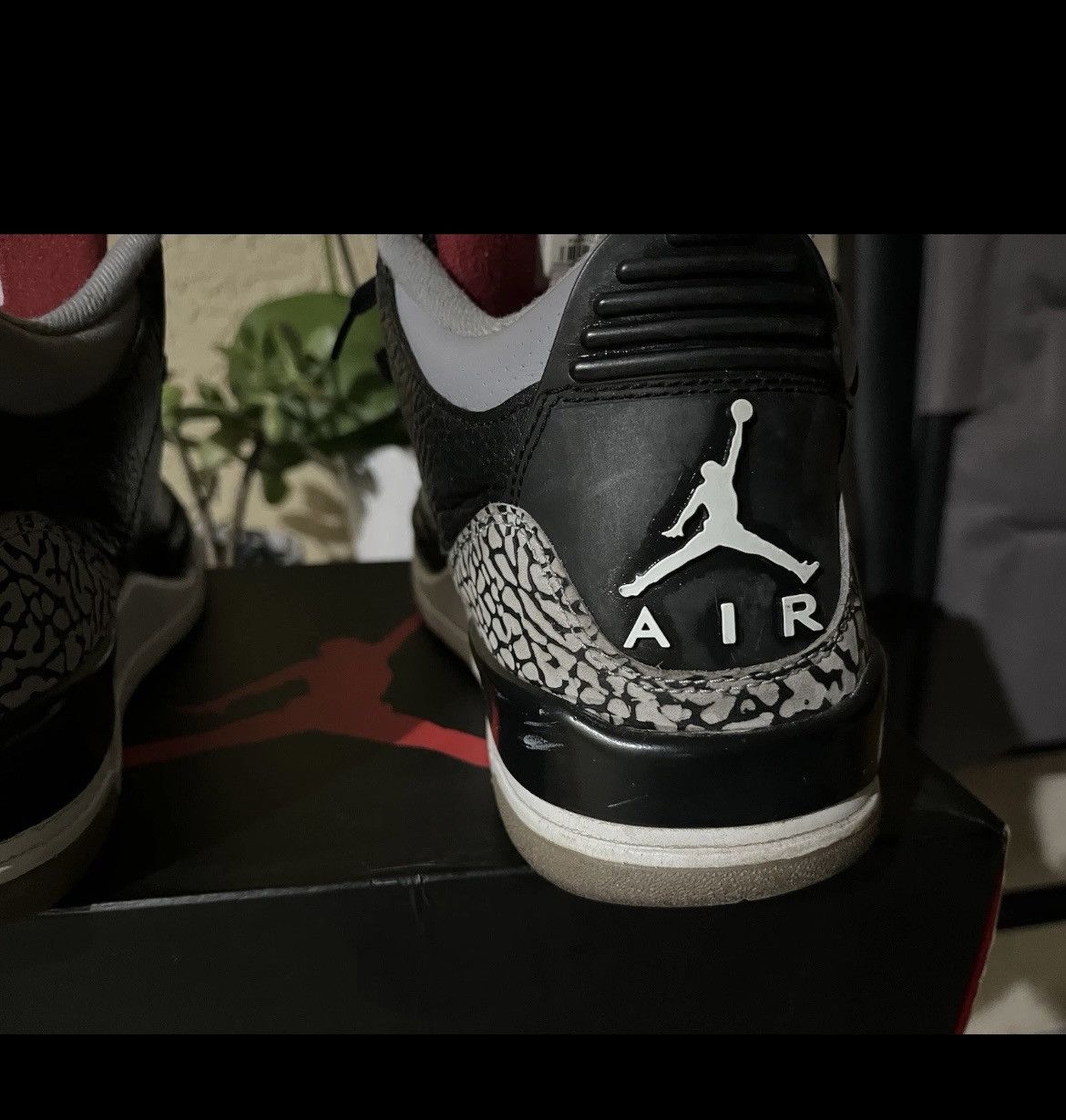 Jordan Brand 2011 Jordan 3 black cement Size US 10.5 / EU 43-44 - 6 Thumbnail