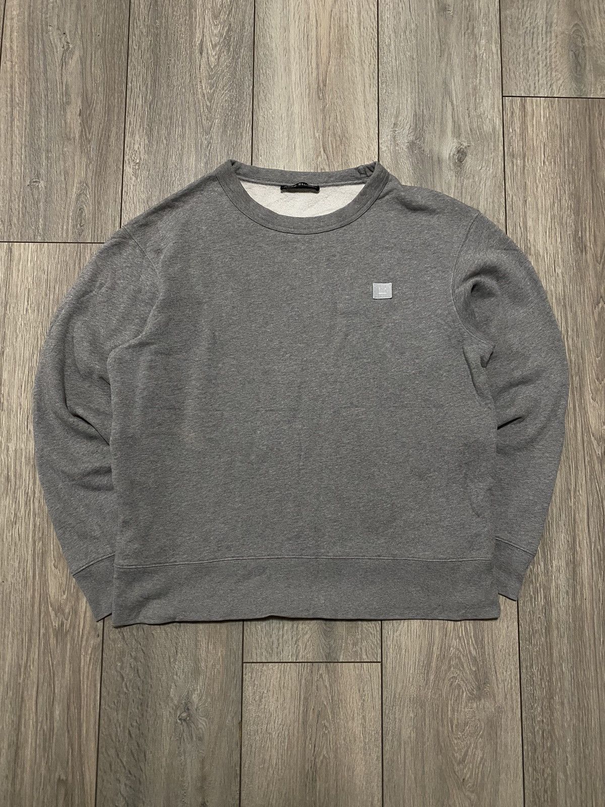Acne Studios Vintage Acne Studio Sweatshirt Fairview Face Patch Crawneck Size US L / EU 52-54 / 3 - 1 Thumbnail