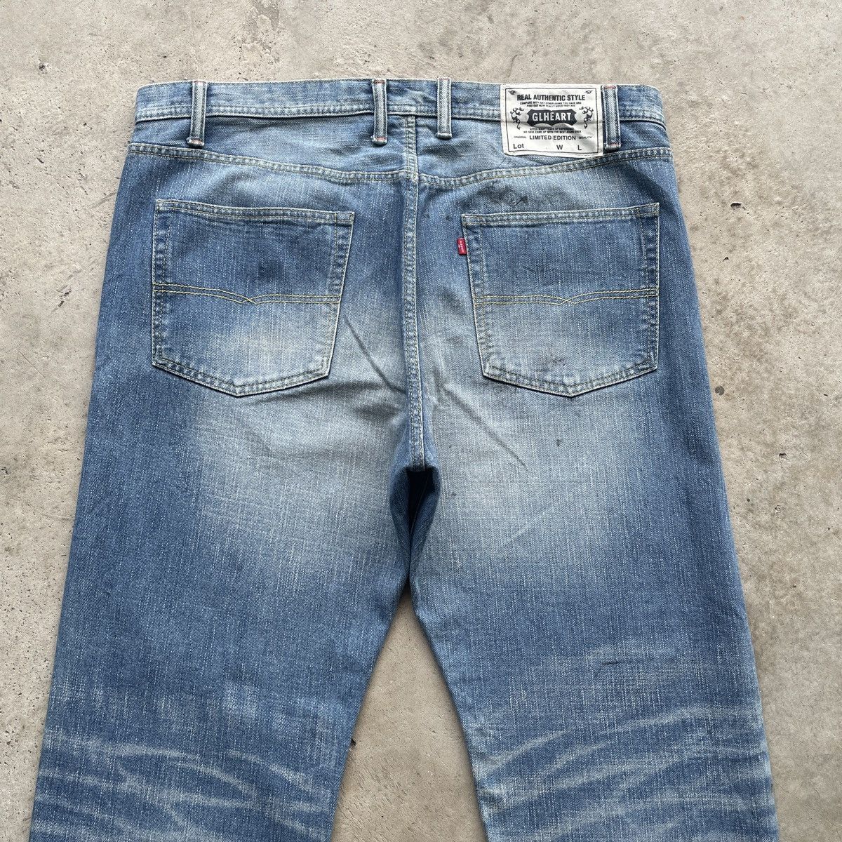 Japanese Brand W42 Vintage Japanese Distressed Faded Baggy Pants Denim Size US 42 / EU 58 - 10 Thumbnail