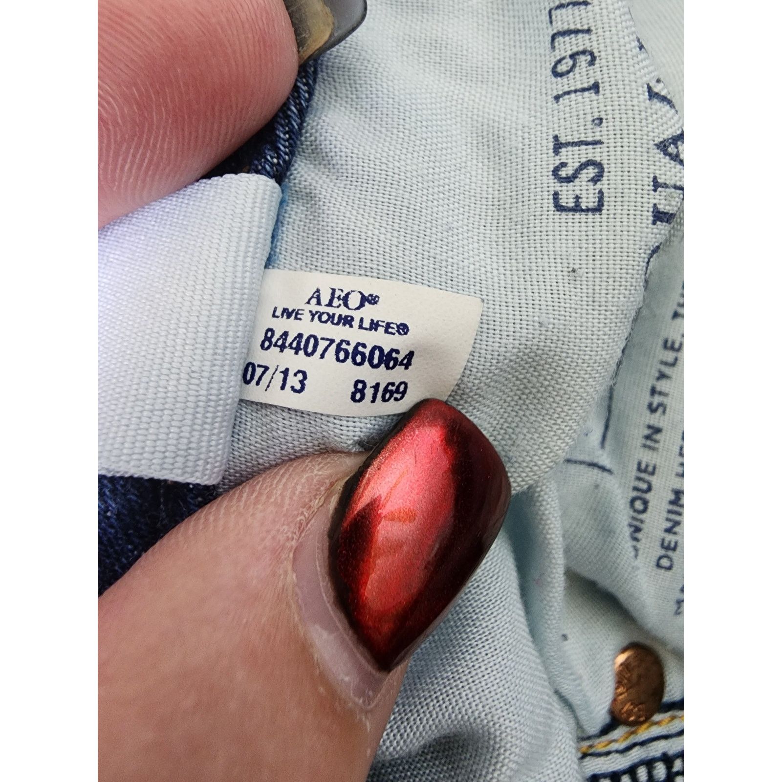 American Eagle Outfitters American Eagle Outfitters Artist SuperStretch Jeans 8 Long Size 30" / US 8 / IT 44 - 7 Thumbnail