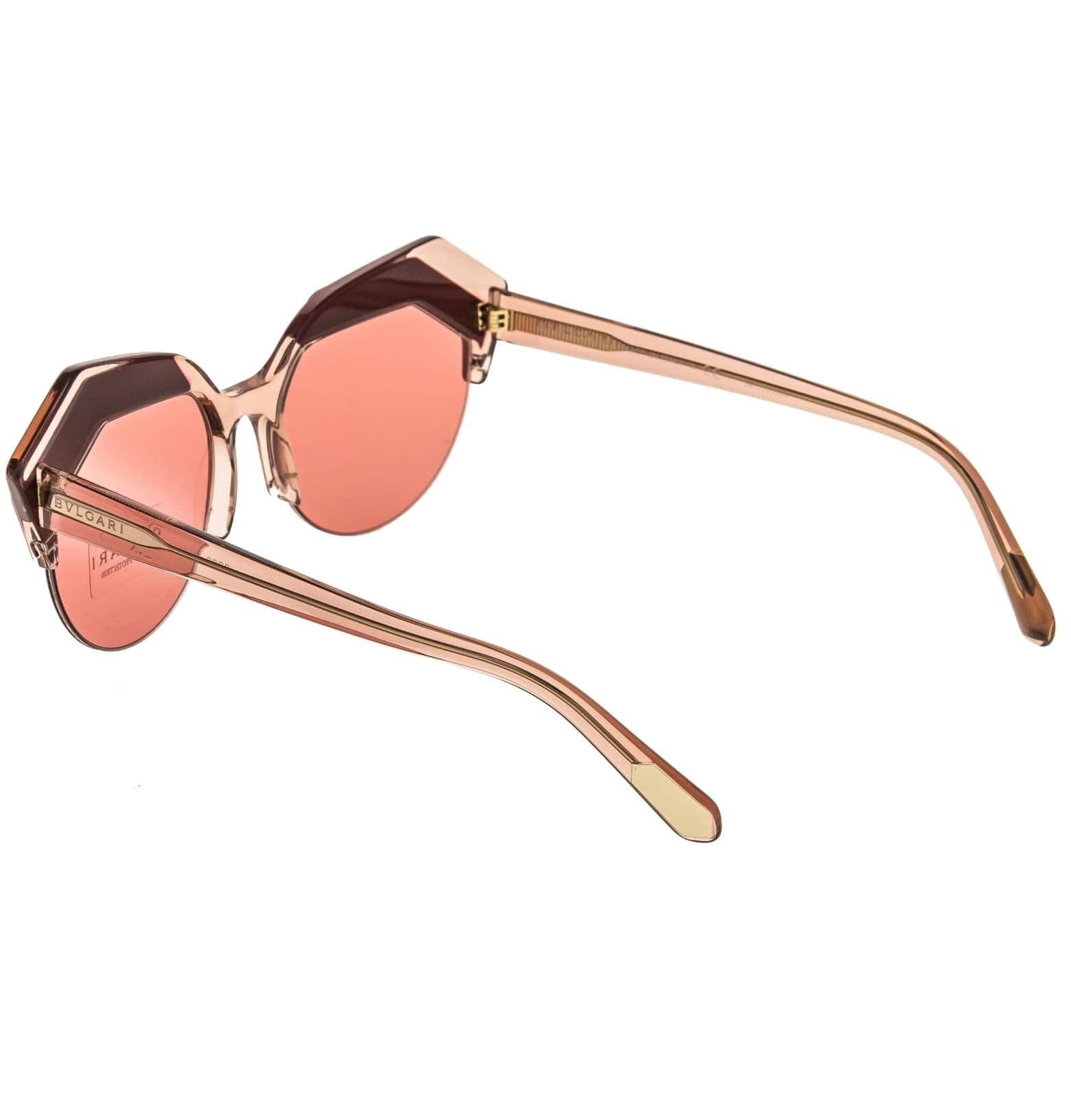 Bvlgari BULGARI BV8203 SERPENTEYES Translucent Peach Sunglass 8203 Size ONE SIZE - 4 Thumbnail
