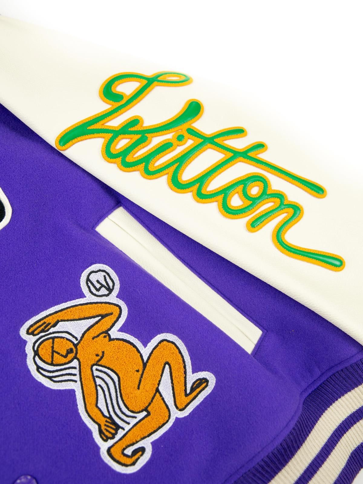 Louis Vuitton Louis Vuitton Multi-Patches Mixed Leather Varsity Jacket Size US L / EU 52-54 / 3 - 4 Thumbnail