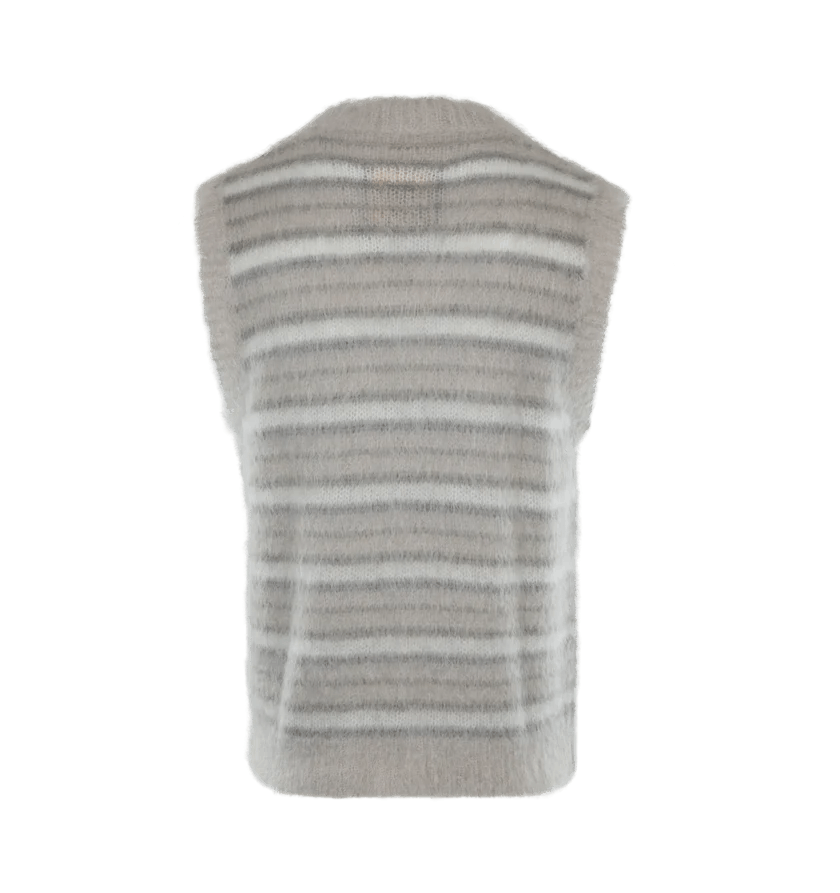 Marni o1h1sh11224 V Neck Sweater Vest in Grey Size US XL / EU 56 / 4 - 2 Thumbnail