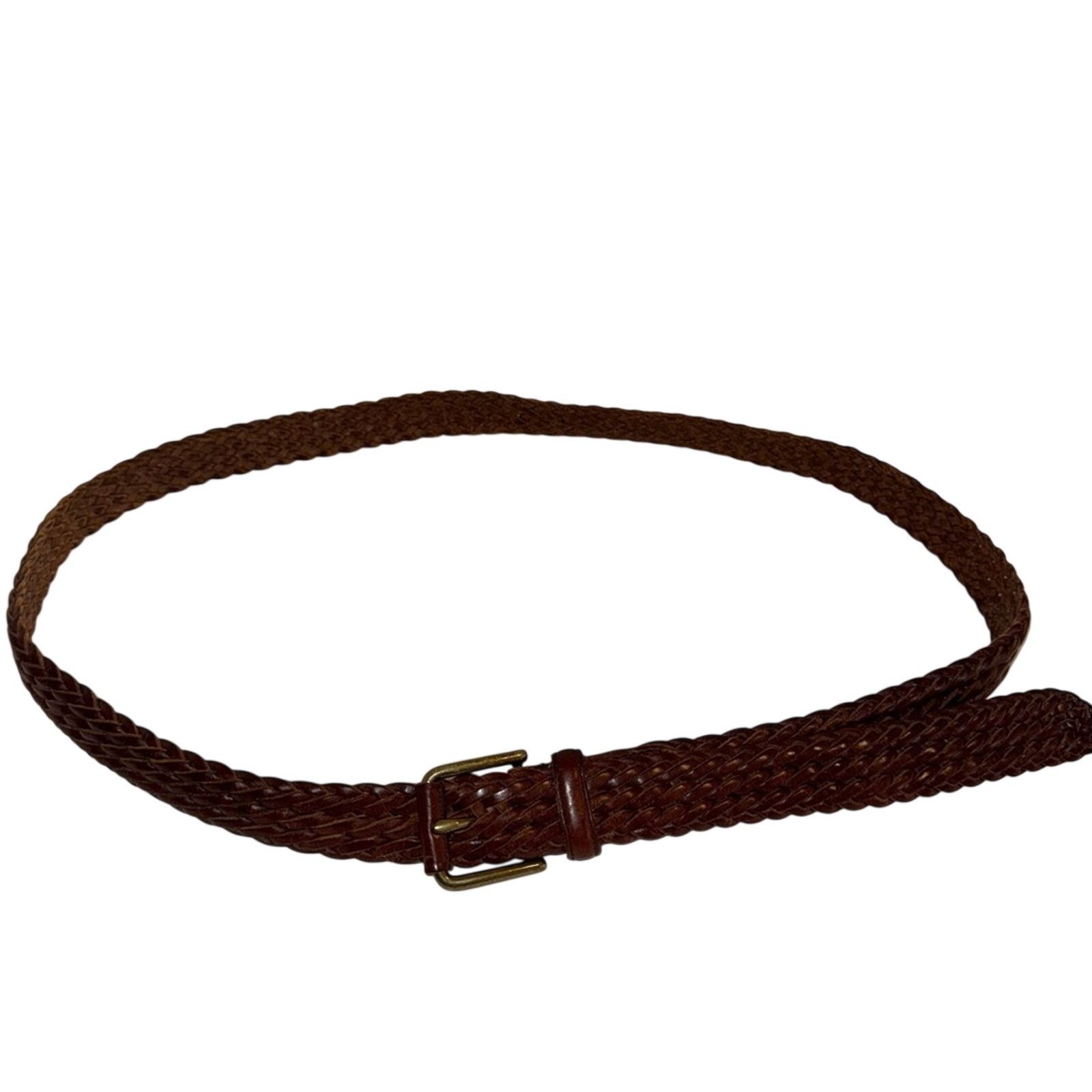 VINTAGE COACH leather braided classic work wear belt 40  display picture 3