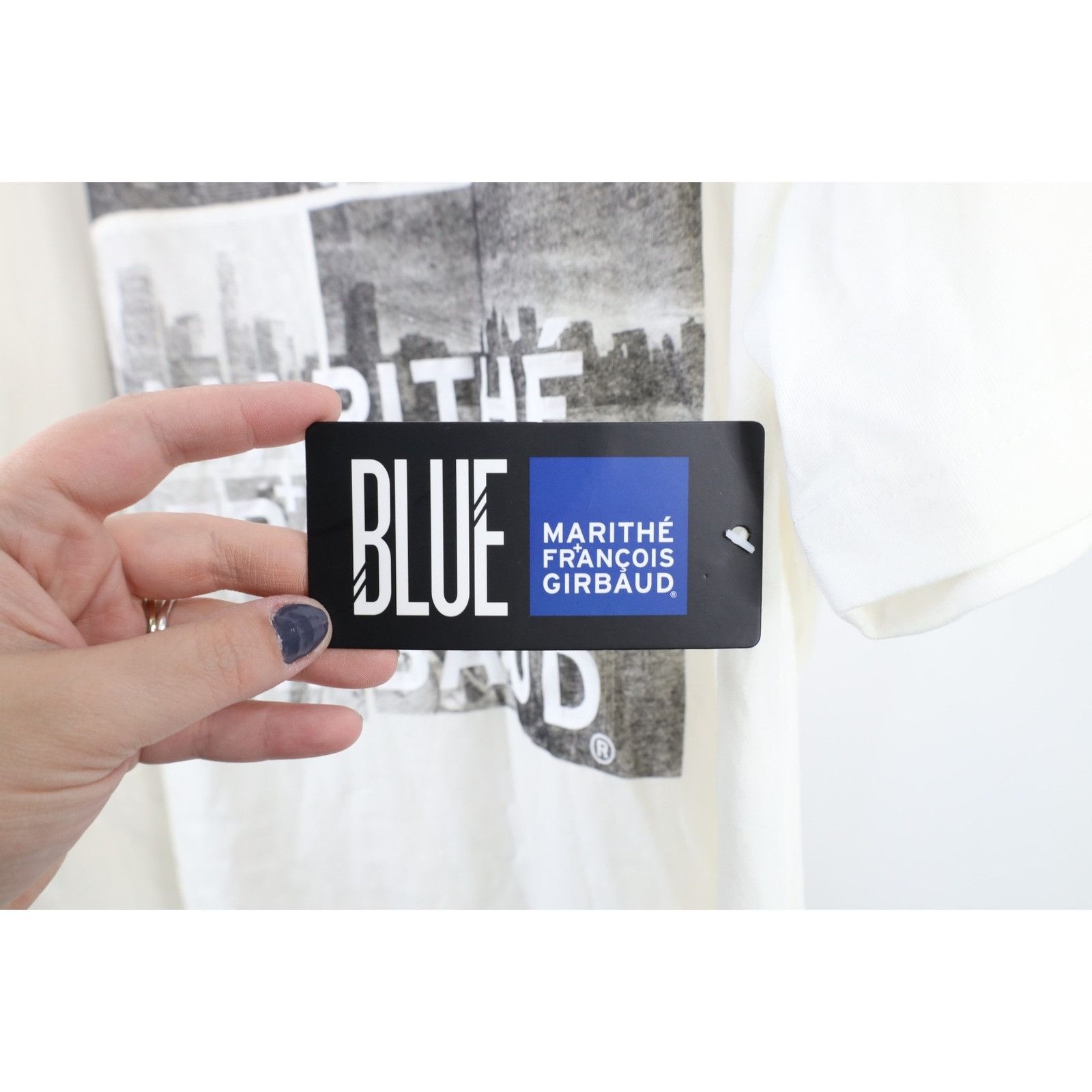 Marithe + Francois Girbaud × Vintage NOS Vintage 90s Marithe Francois Girbaud Box Logo T-Shirt Size US XL / EU 56 / 4 - 5 Thumbnail