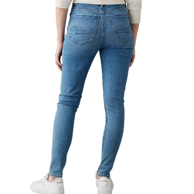 New American Eagle Womens 6 Cotton Blend Denim Jegging Jeans