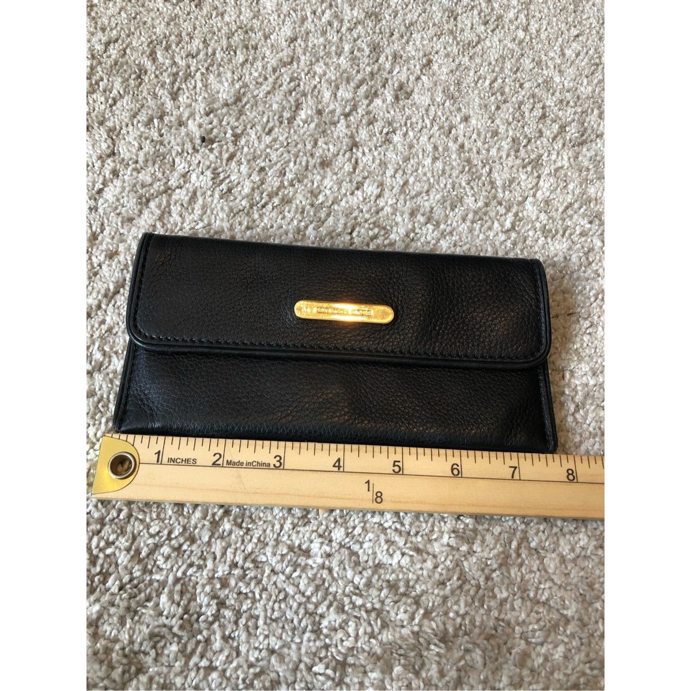 Michael Kors Michael Kors Women’s Black Snap Button Wallet Wristlet Size ONE SIZE - 6 Thumbnail