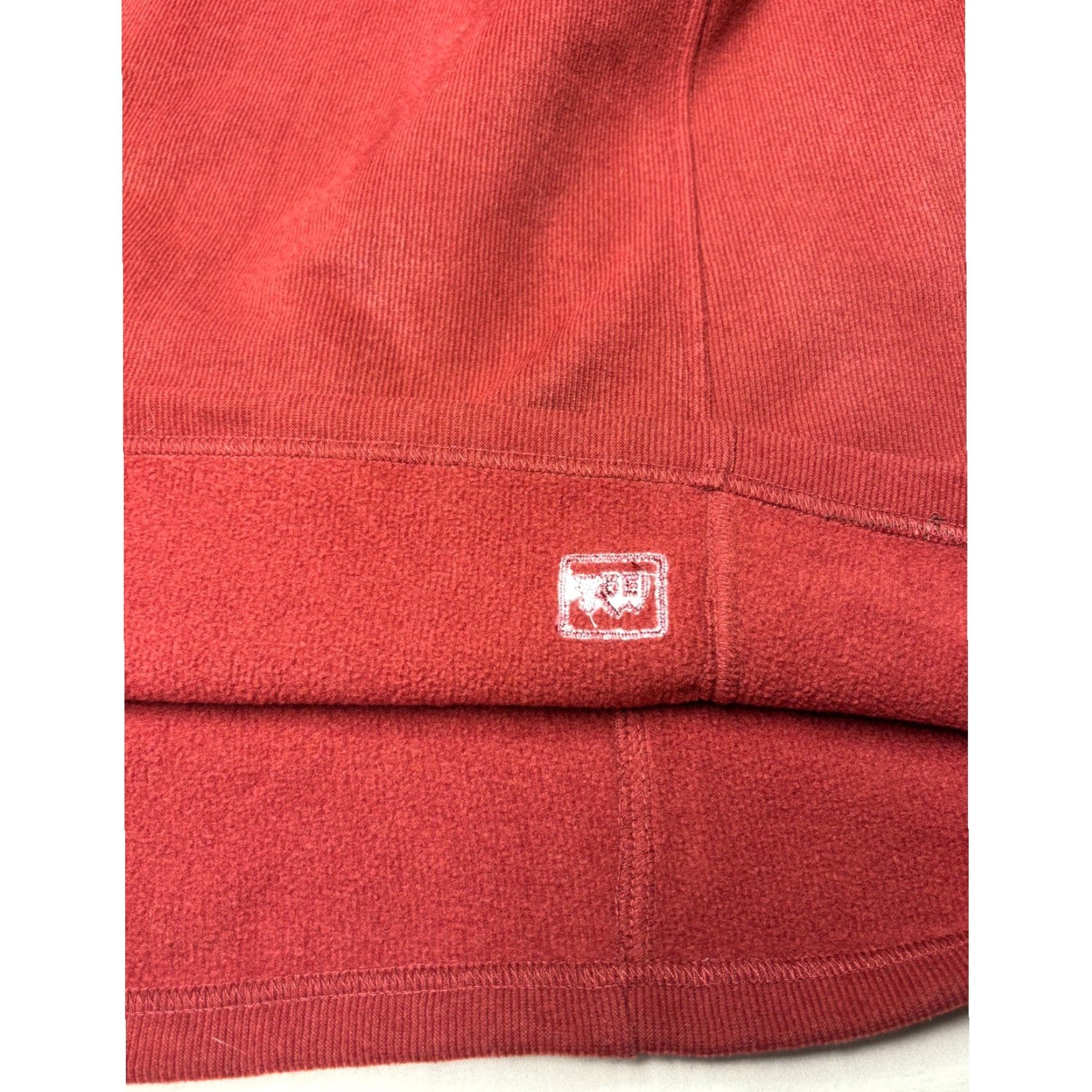 Vintage REI Co-op Mens XL Quarter Zip Pullover Burgundy Elbow Patch Outdoor Sweater Size US XL / EU 56 / 4 - 5 Thumbnail