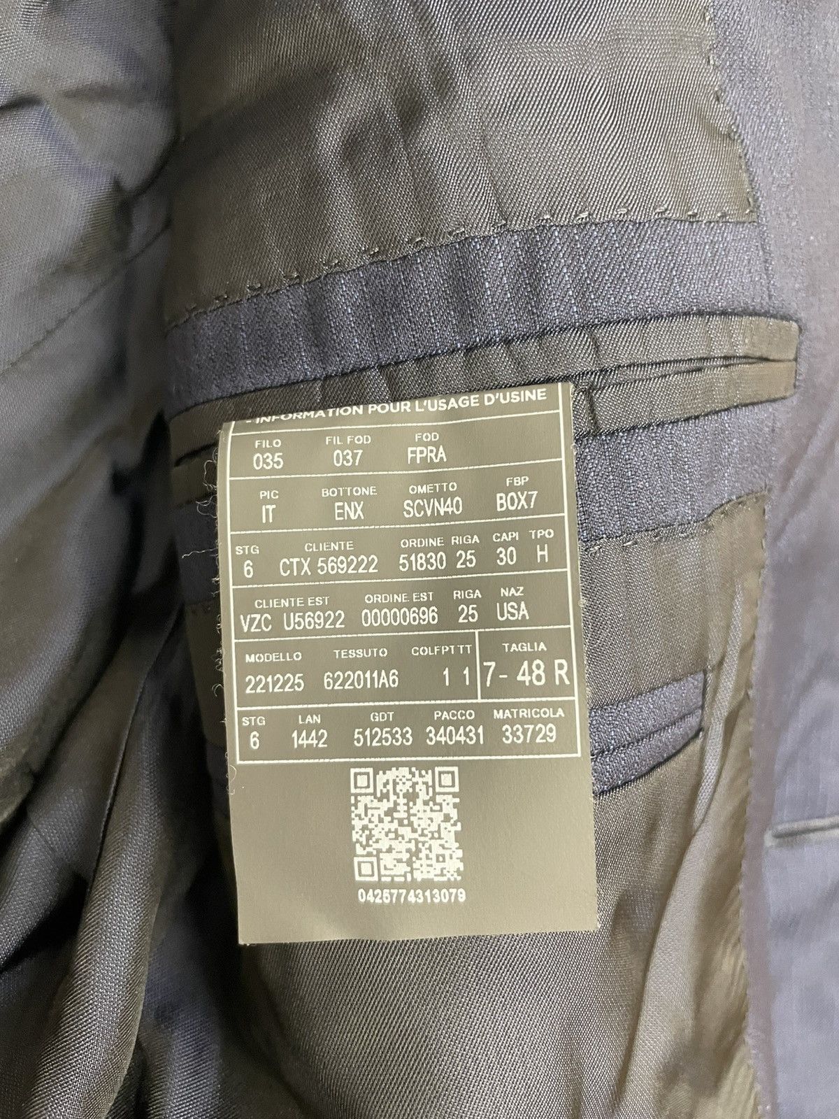 Z Zegna Zegna Multi-Season Suit Jacket Size 48R - 8 Thumbnail