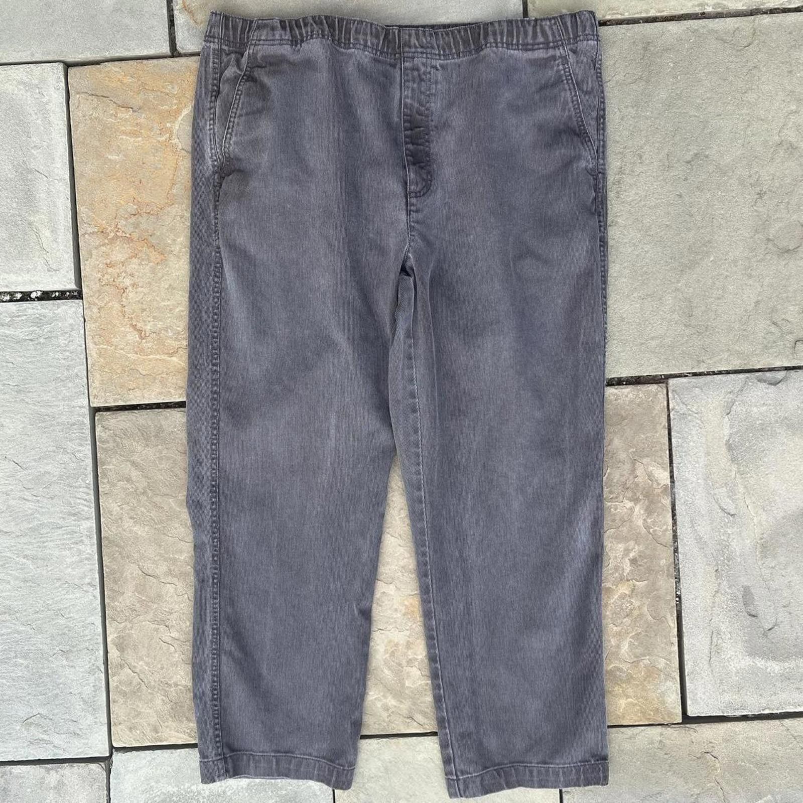 The Territory Ahead Y2K Grey Overdyed Drawstring Pants Size US 38 / EU 54 - 1 Thumbnail