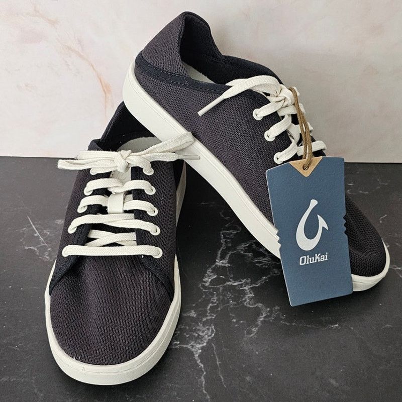 Olukai Olukai Black/White PEHUEA-LI 20379-40WS Sneakers 6.5 36.5 Size US 6.5 / IT 36.5 - 1 Thumbnail