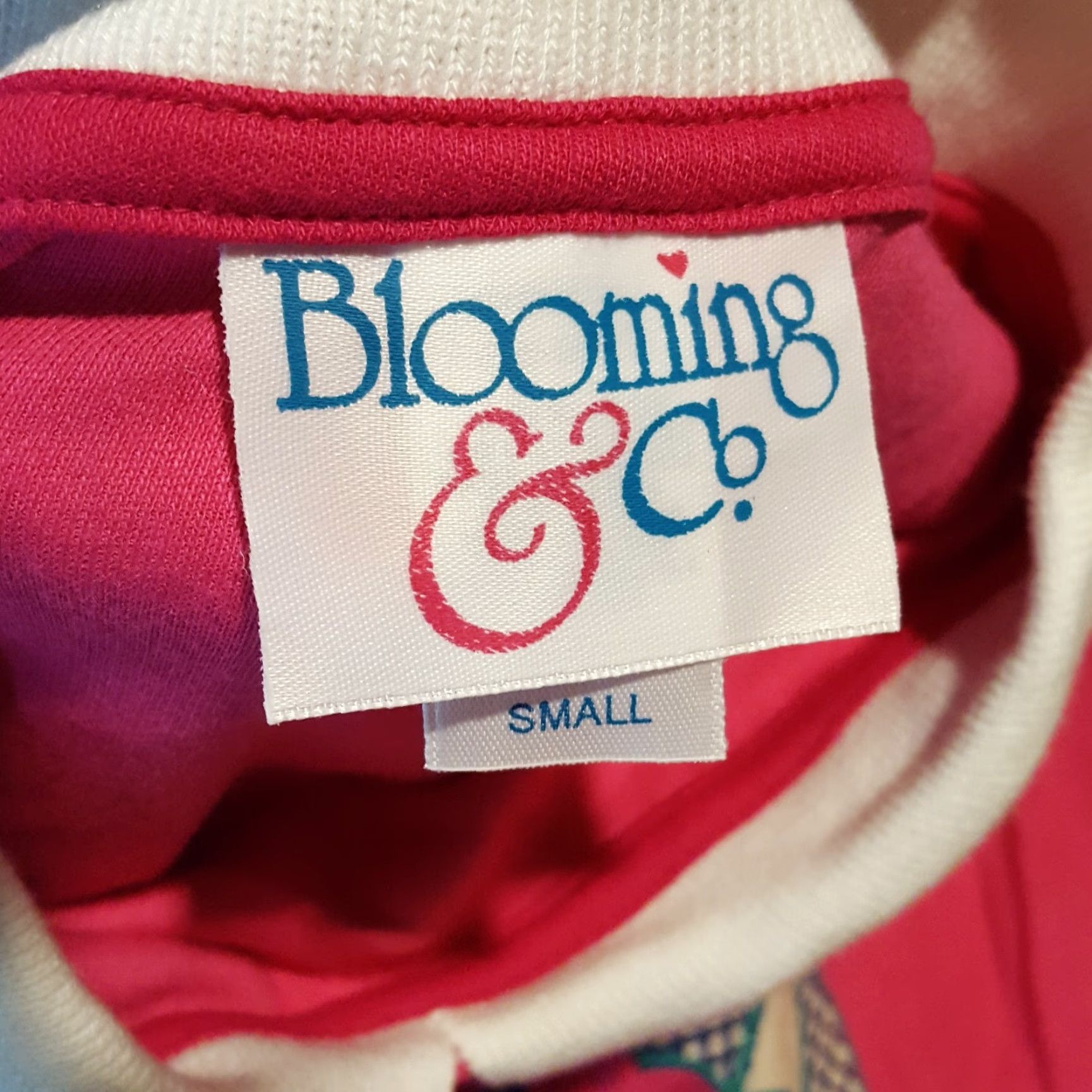 Vintage Vintage Blooming & Co Women's T-Shirt Short Sleeve Collared Tee 90s Y2K Preppy Golf Pink Small Size S / US 4 / IT 40 - 6 Thumbnail
