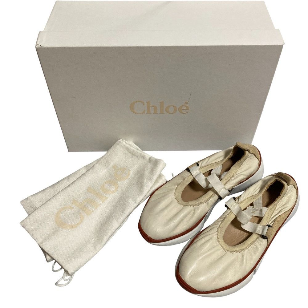 Chloe Chloe Chloe Sonnie Sneakers Leather Shoes DUTY FREE for USA Size ONE SIZE - 1 Thumbnail