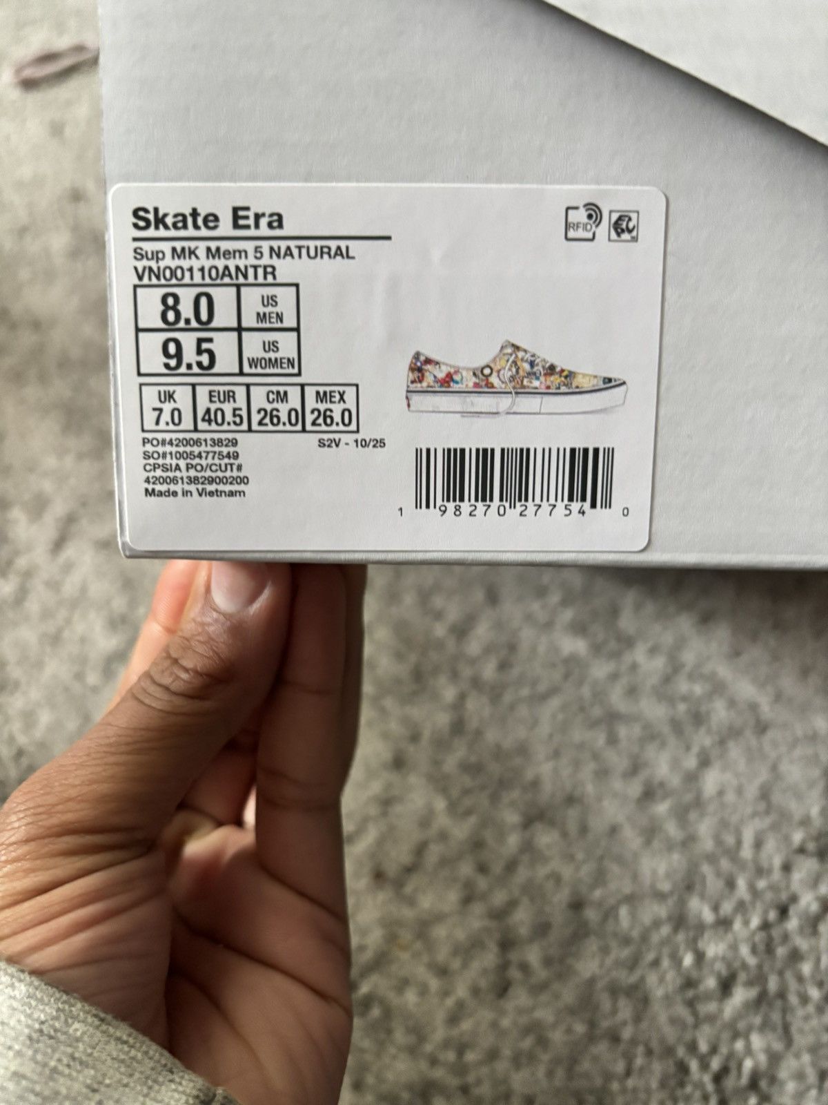 Supreme × Vans Supreme@/Mike Kelley/Vans® Era Size US 8 / EU 41 - 2 Thumbnail