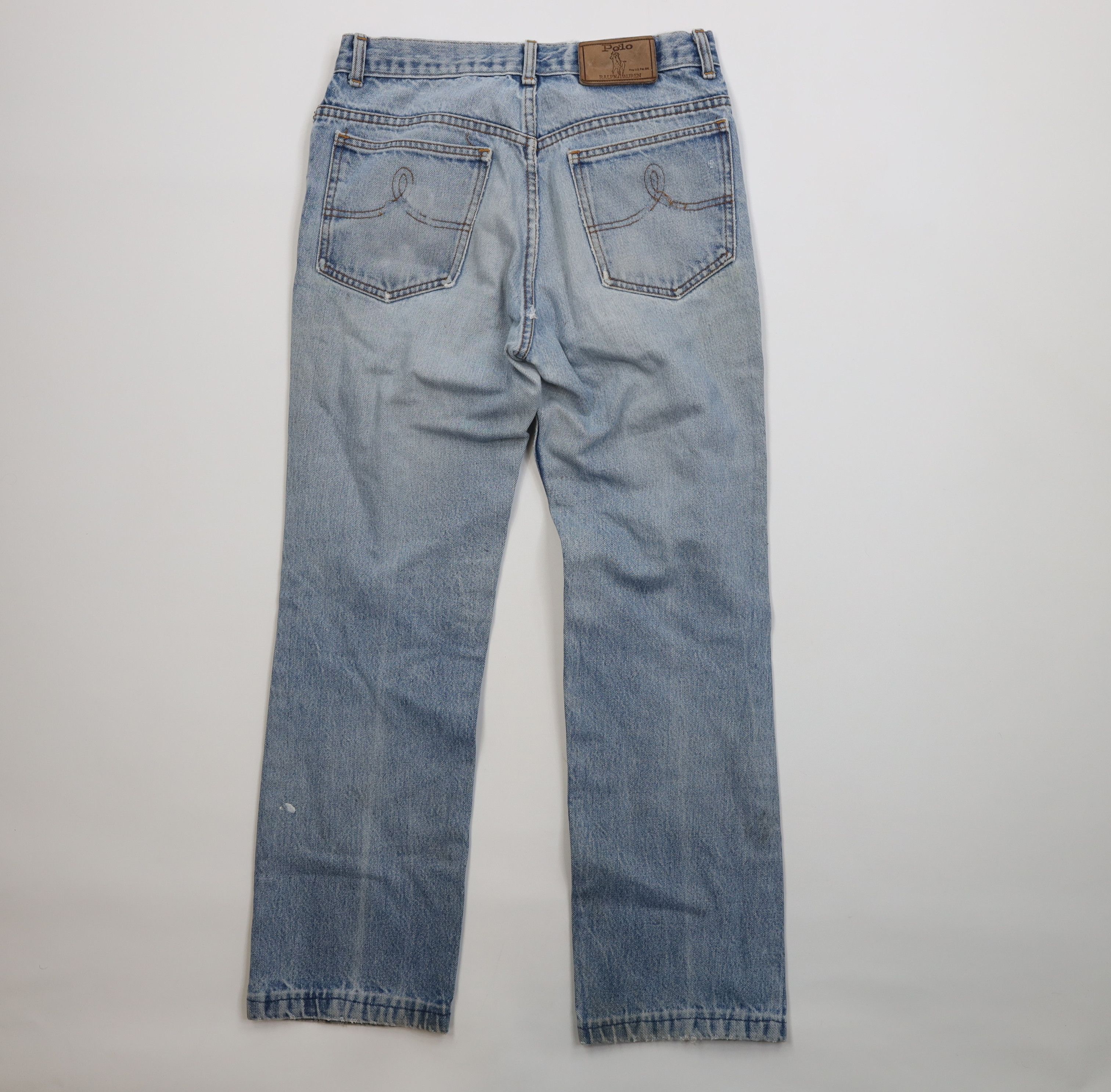 Polo Ralph Lauren Vintage 70s 80s Ralph Lauren Straight Leg Denim Jeans USA Size US 30 / EU 46 - 10 Thumbnail