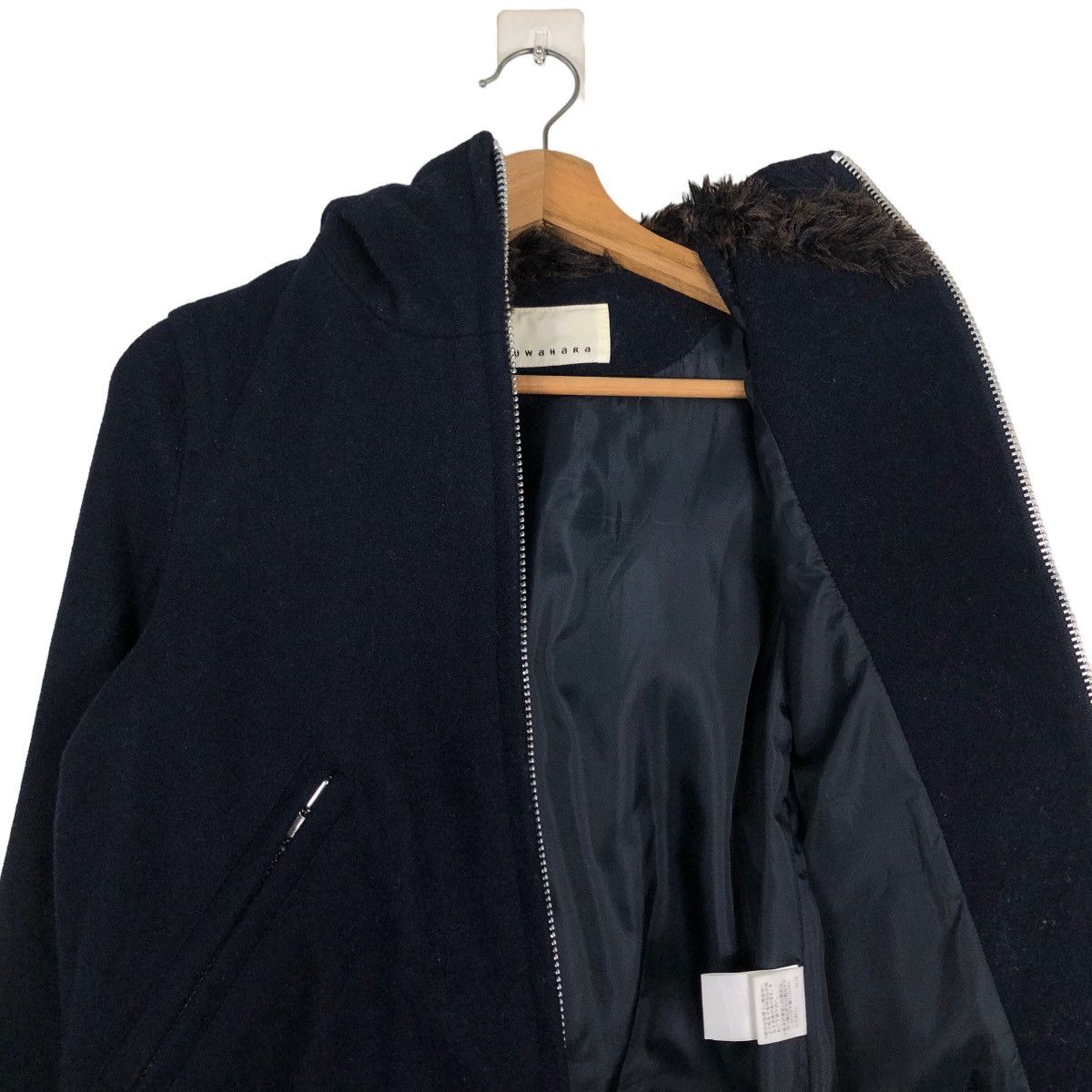 Issey Miyake 🔥Cropped Wool Biker Jacket Sunaokuwahara Issey Miyake Size US M / EU 48-50 / 2 - 12 Thumbnail