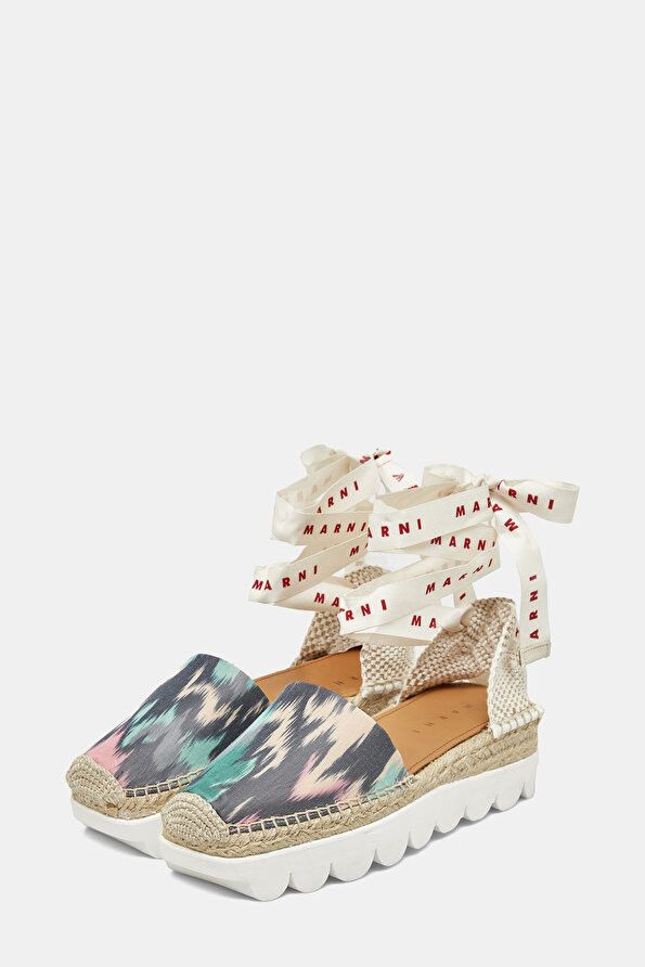 Marni o1y1025 Espadrilles in Multicolor Size US 7 / IT 37 - 4 Thumbnail