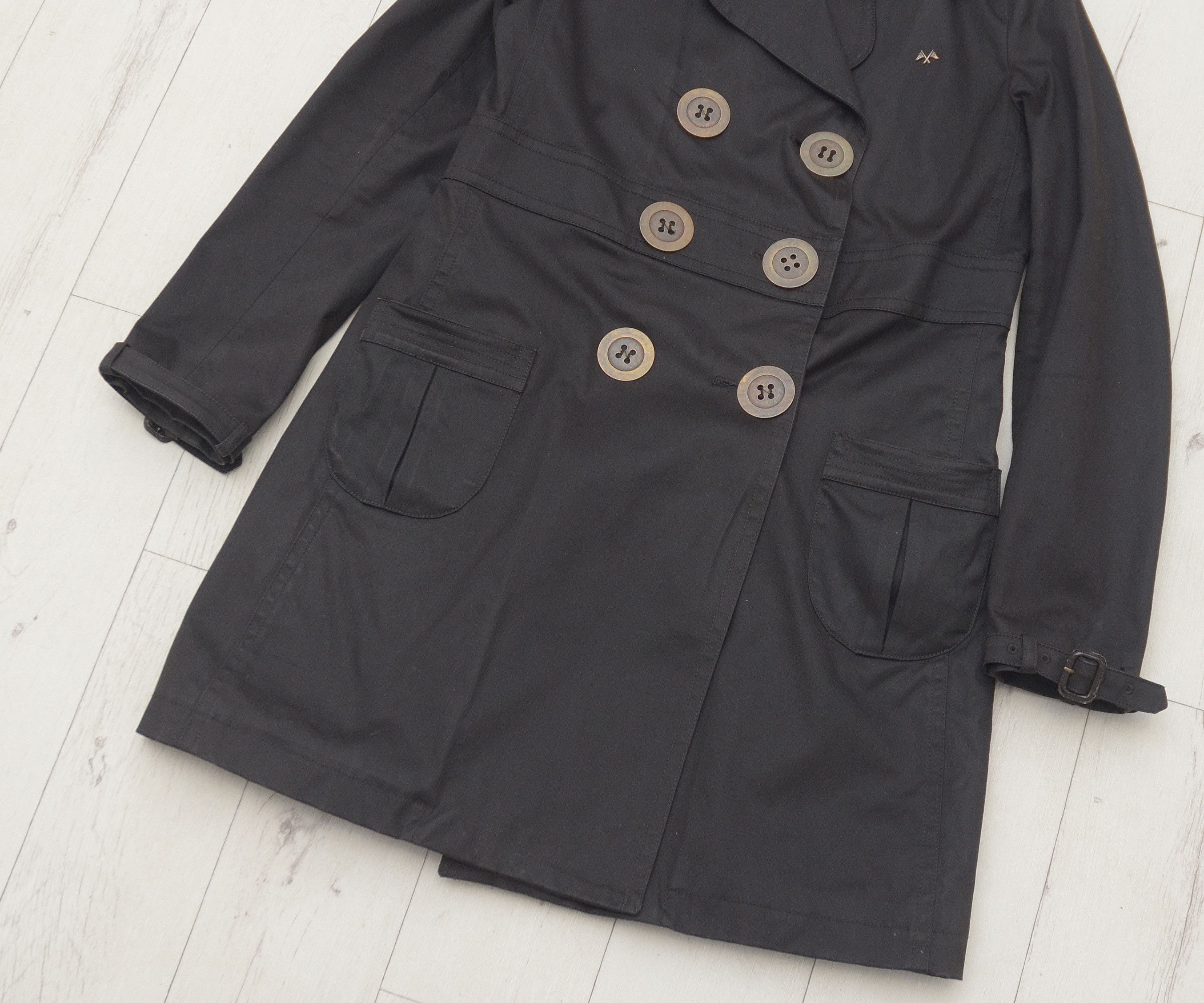 Burberry Luxury Brown Thomas Burberry Women Trench Coat Jacket Size L / US 10 / IT 46 - 3 Thumbnail
