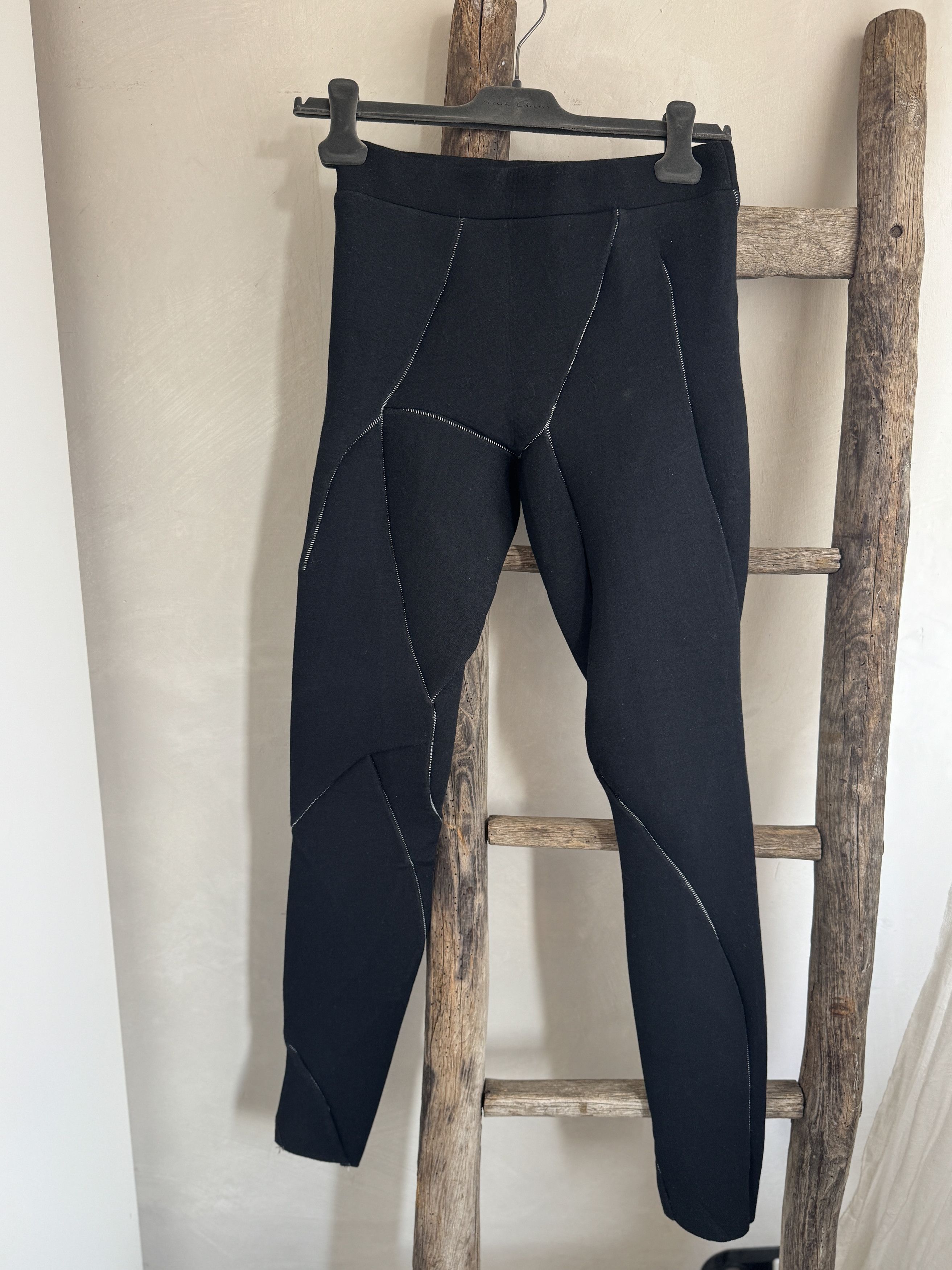 Leon Emanuel Blanck Leon Emanuel Blanck Distortion Neopren Leggings Black Size 27" / US 4 / IT 40 - 1 Thumbnail