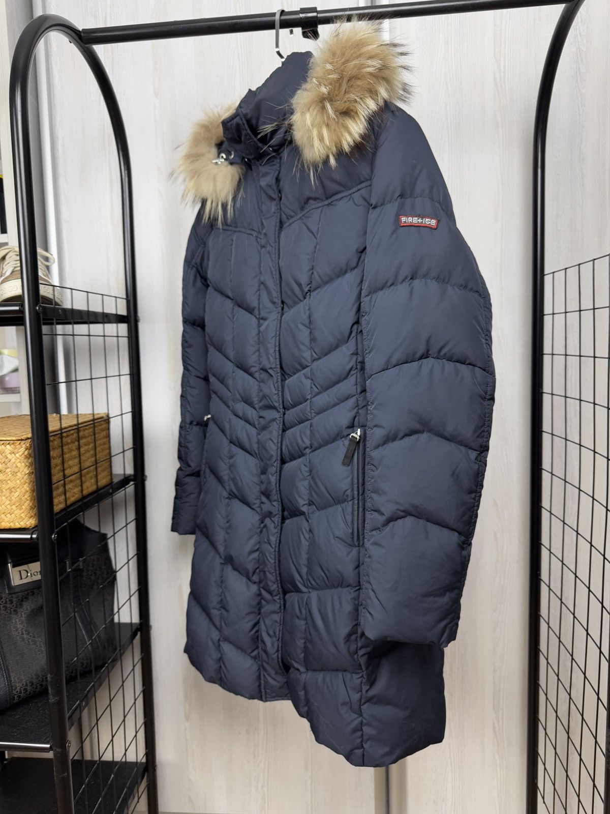 Bogner Bogner Fire + Ice Real Racoon Fur Quilted Down long jacket Size M / US 6-8 / IT 42-44 - 4 Thumbnail
