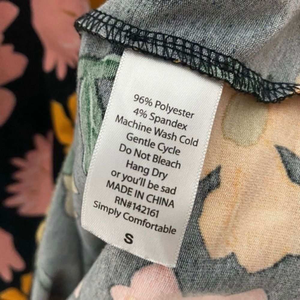 Other LuLaRoe Women’s Oversized Floral Print Top | Size Small Size S / US 4 / IT 40 - 6 Thumbnail