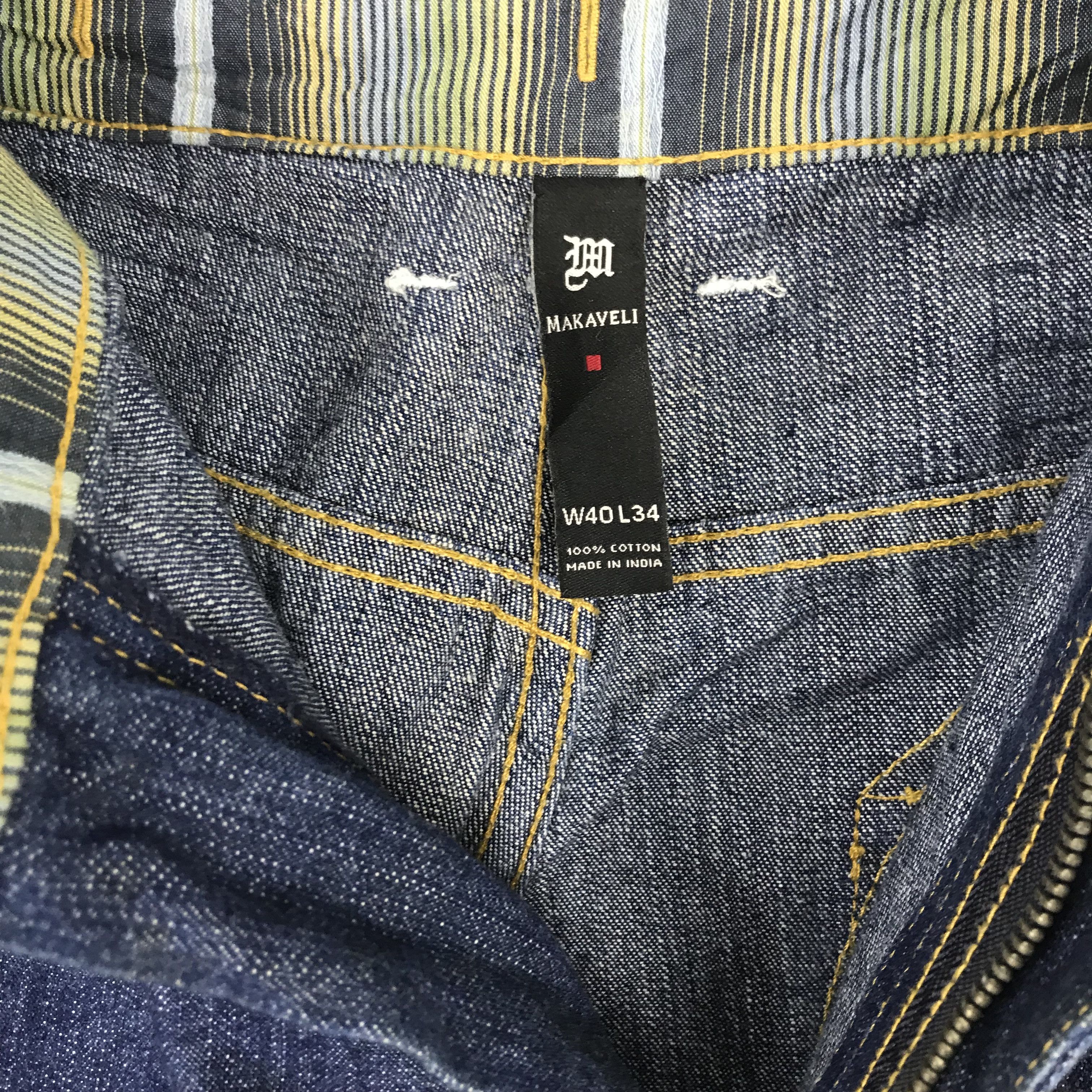 Makaveli X179 BIG SIZE TUPAC MAKAVELI RAP JEANS HIP HOP Size US 43 - 9 Thumbnail