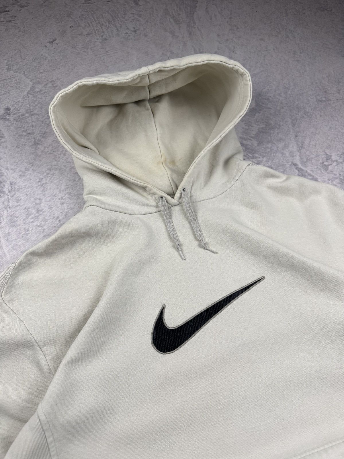 Nike × Vintage NIKE VINTAGE CENTER LOGO OVERSIZE BOXY HOODIE Size US XL / EU 56 / 4 - 3 Thumbnail