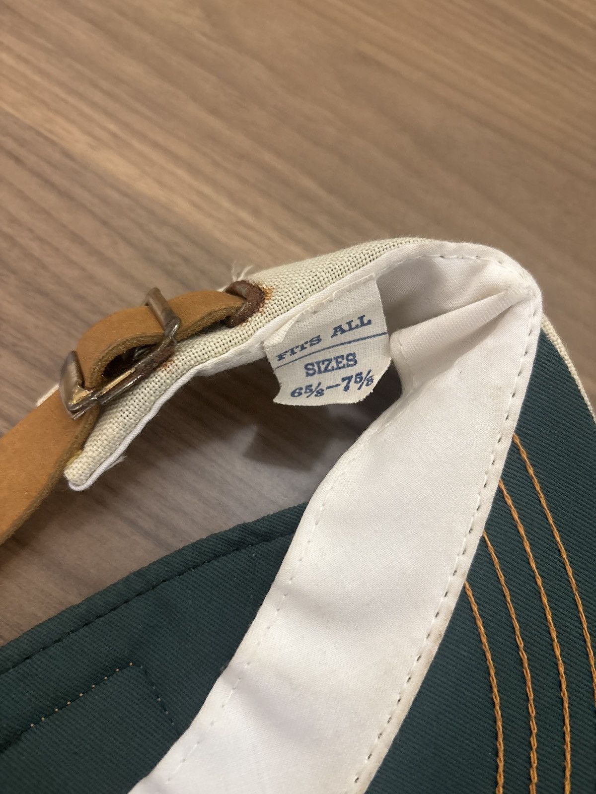 Levi's 1970s Levi's Orange Tab Hat 70s Vintage Levis Golf Visor Size ONE SIZE - 10 Thumbnail
