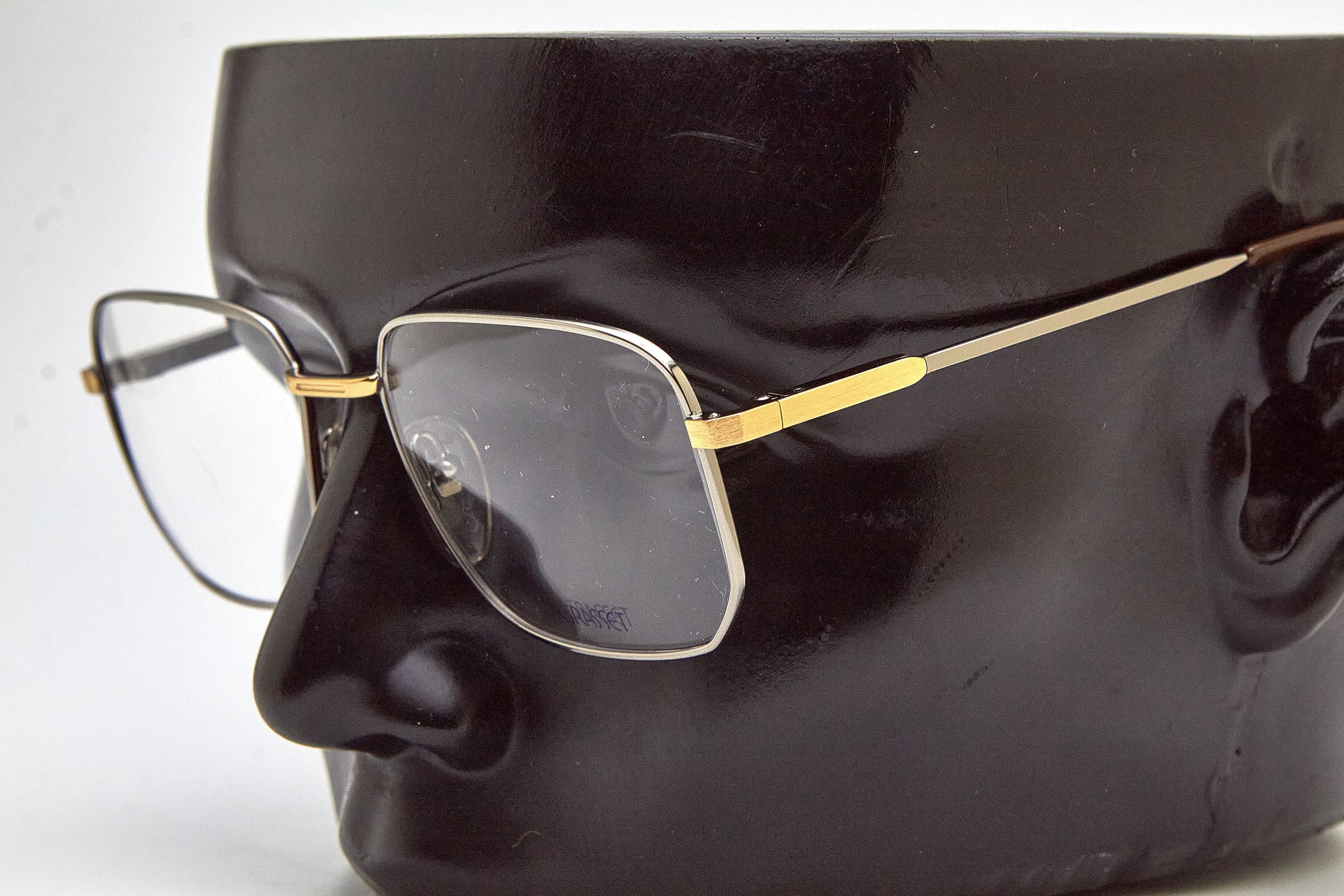 Vintage Old Money GRASSET Gold&Silver Rectangular Quiet Lux Specs Size ONE SIZE - 8 Thumbnail