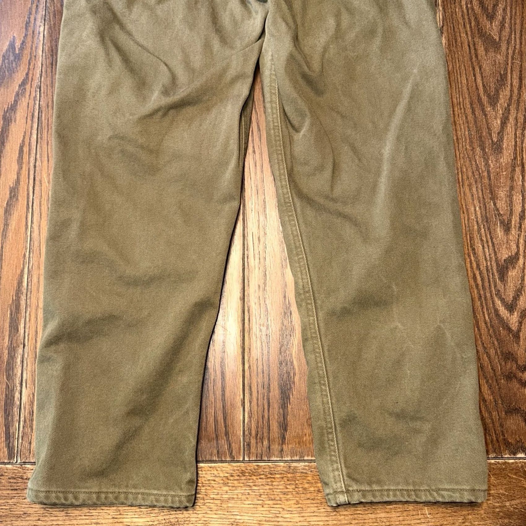 Carhartt VINTAGE Carhartt B162 BRK Flannel Lined Canvas Jeans Bark Brown Men’s 34x30 Size US 34 / EU 50 - 4 Thumbnail