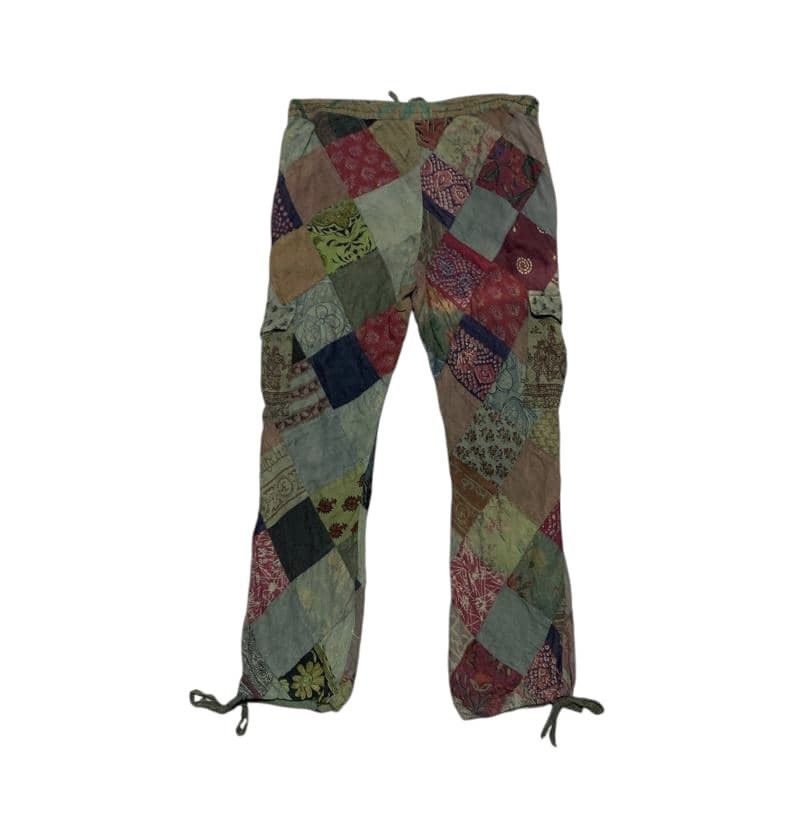If Six Was Nine Vintage Japanese Brand Patchwork Cargo Relaxed Pants Size US 34 / EU 50 - 6 Thumbnail